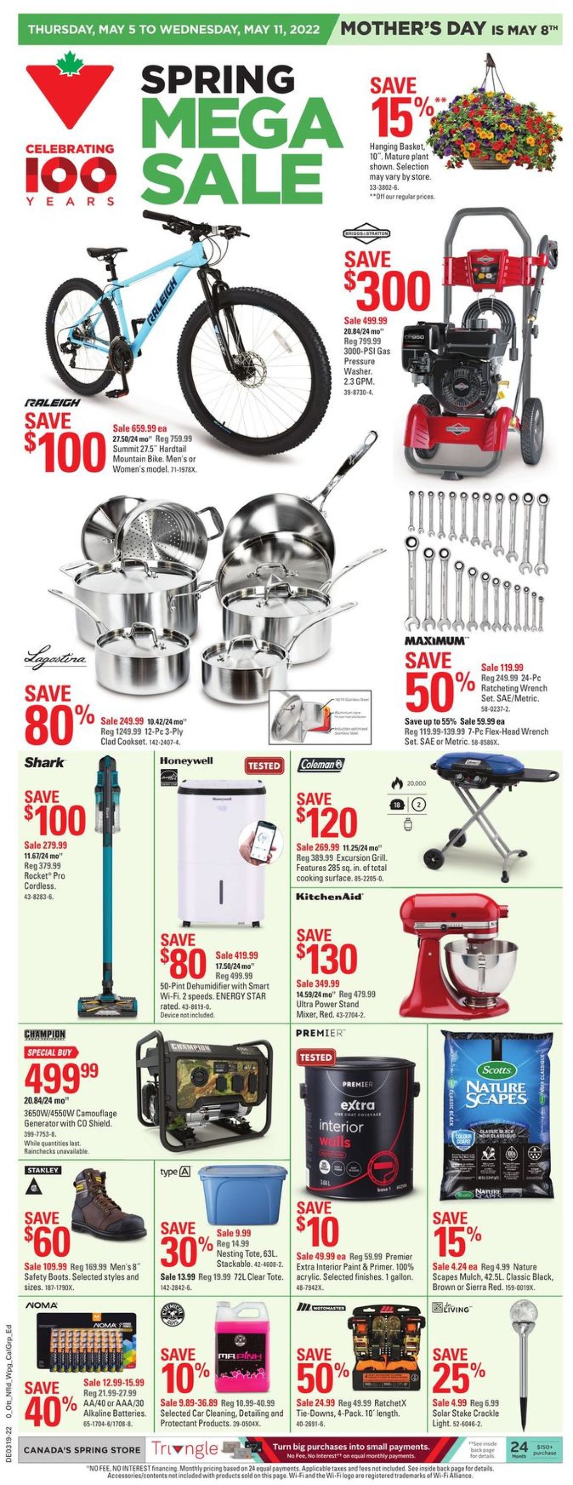 Canadian Tire Flyer - 05/05-05/11/2022