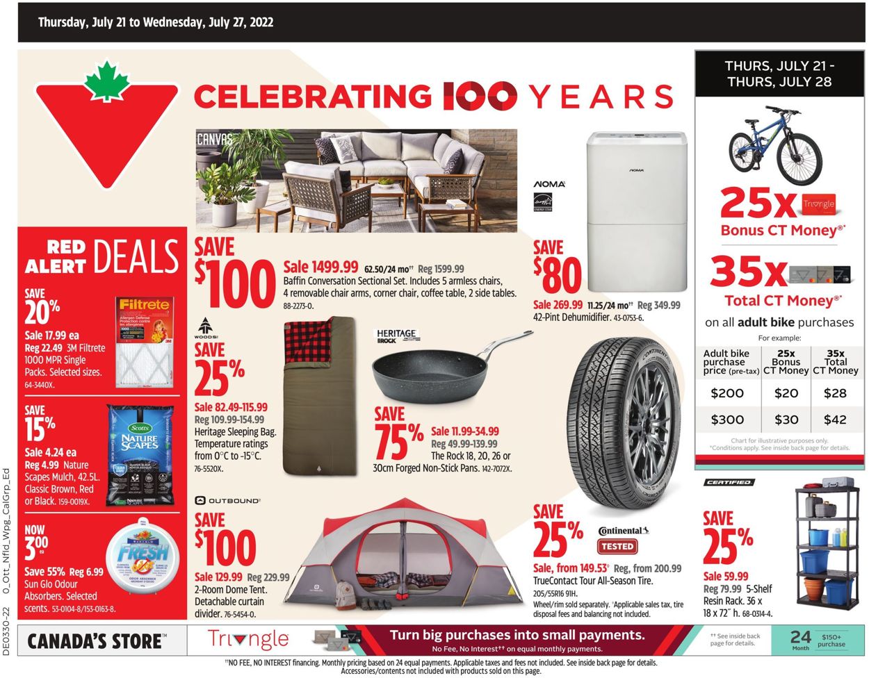 Canadian Tire Flyer - 07/21-07/27/2022