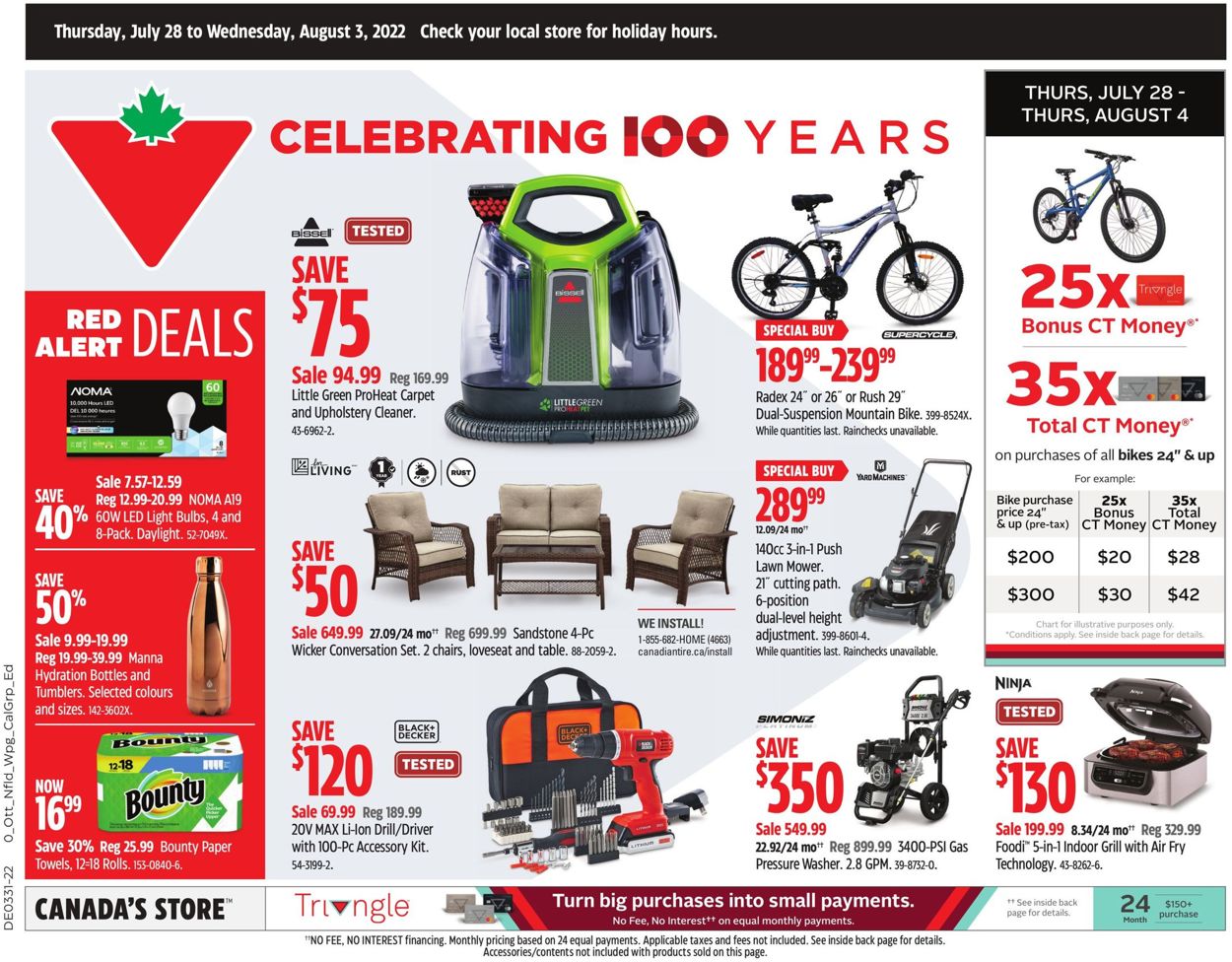 Canadian Tire Flyer - 07/28-08/03/2022