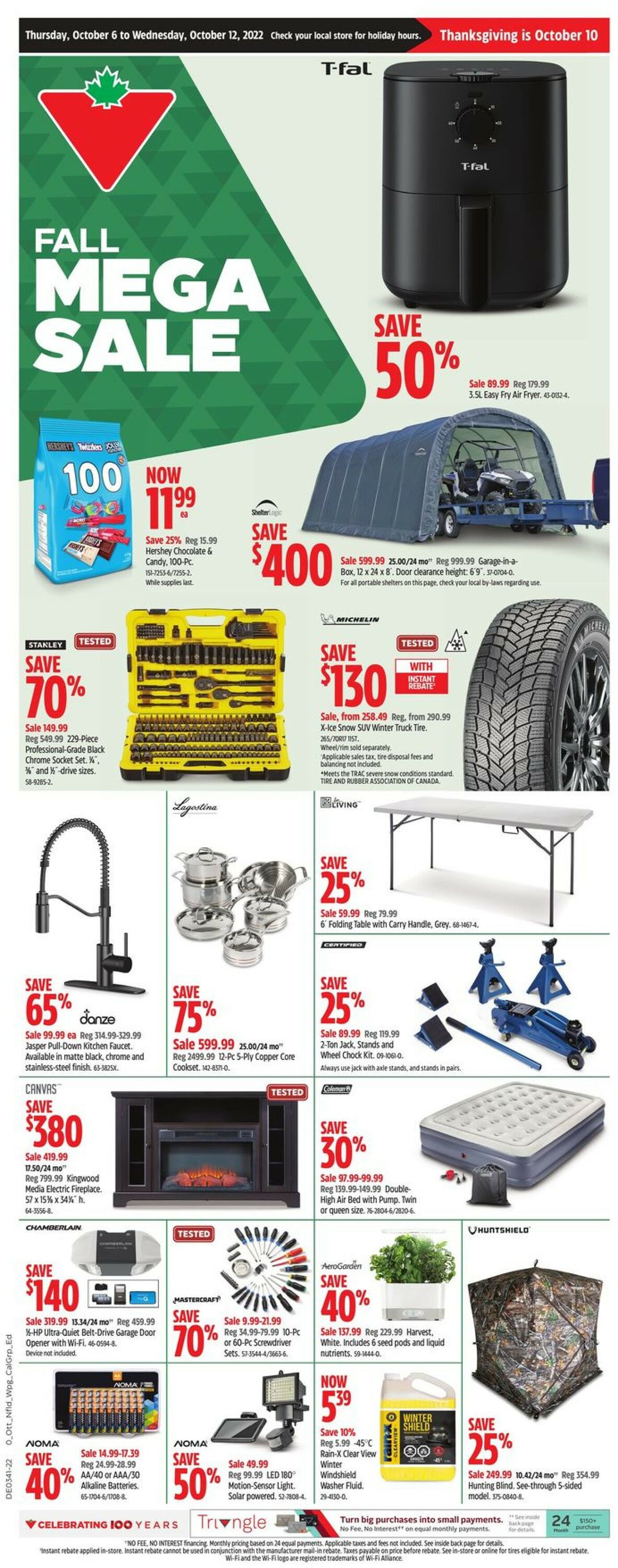 Canadian Tire Flyer - 10/06-10/12/2022
