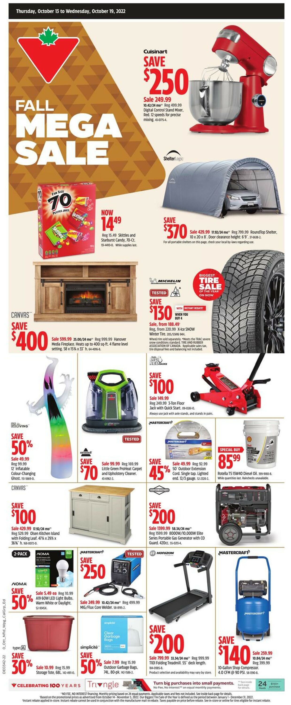 Canadian Tire Flyer - 10/13-10/19/2022