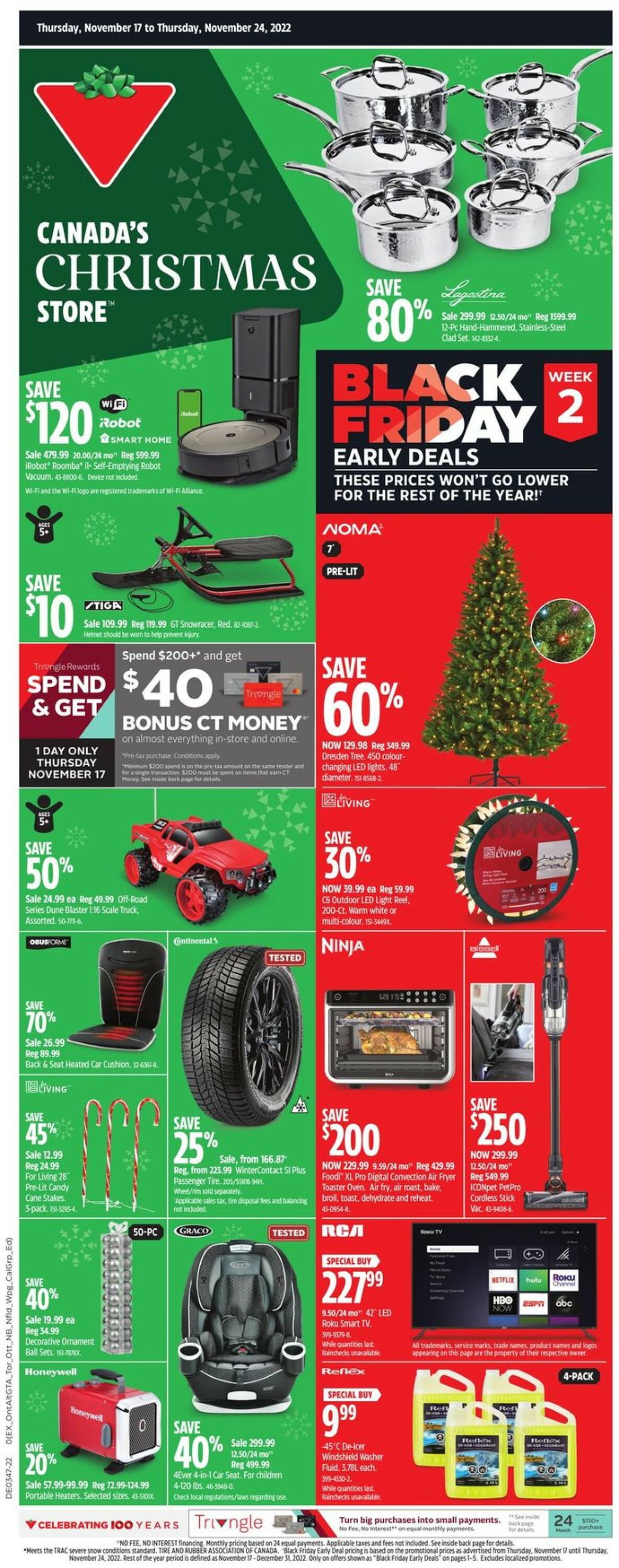 Canadian Tire Flyer - 11/17-11/24/2022