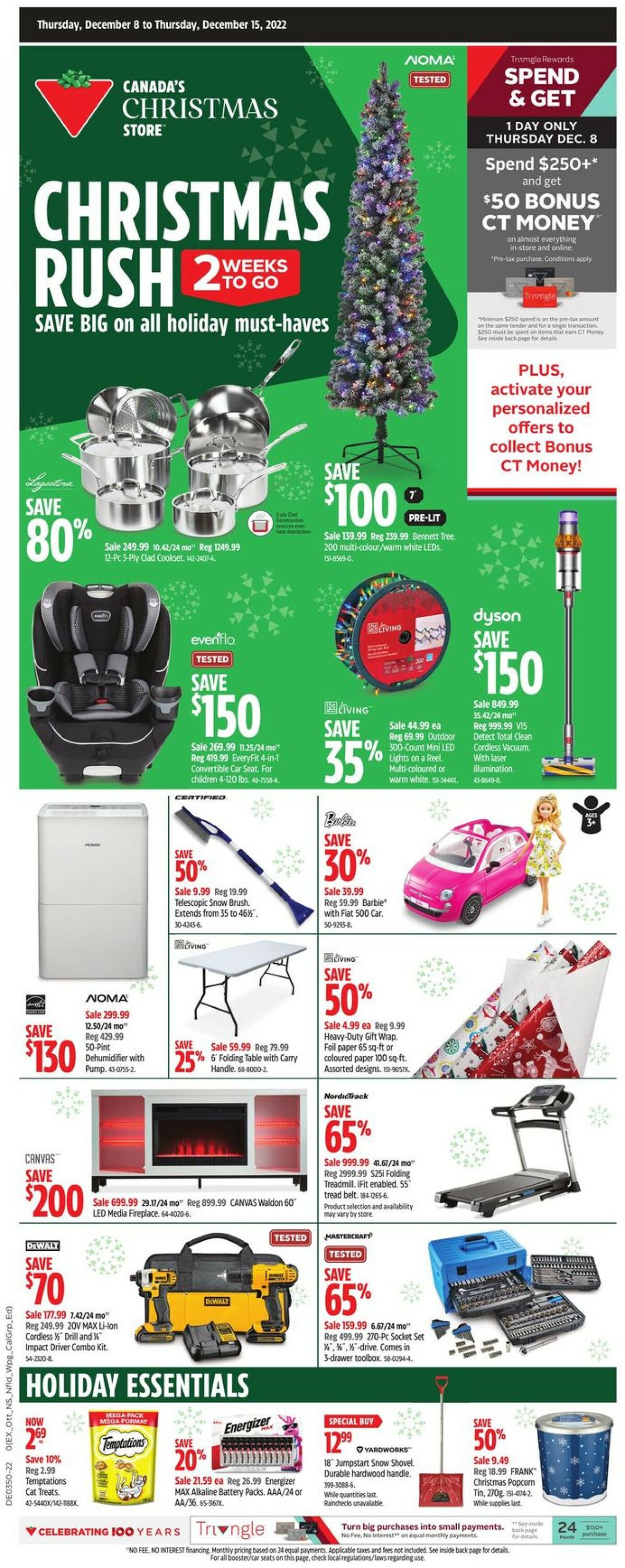 Canadian Tire Flyer - 12/08-12/15/2022