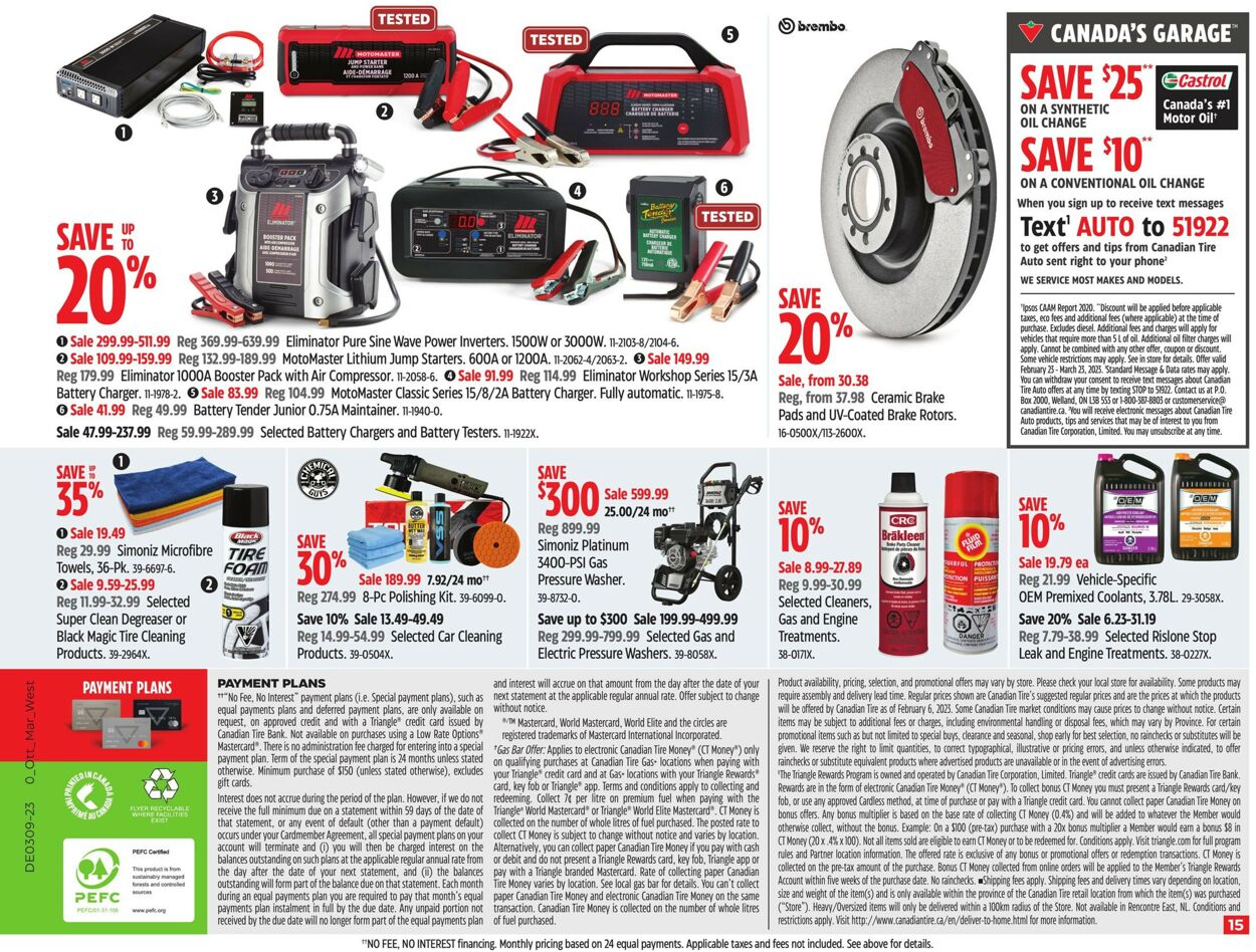 Canadian Tire Flyer - 02/23-03/01/2023 (Page 20)