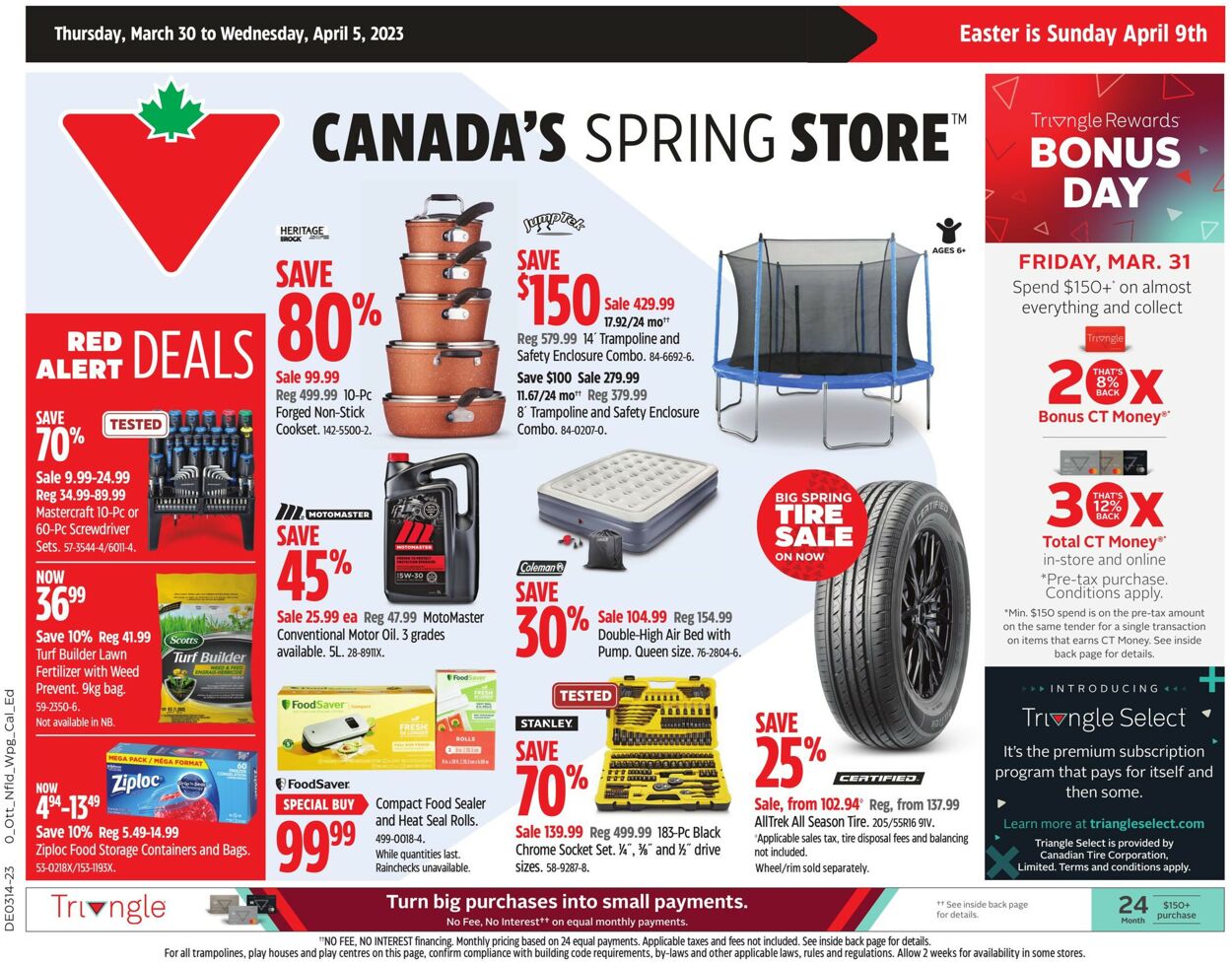 Canadian Tire Flyer - 03/30-04/05/2023