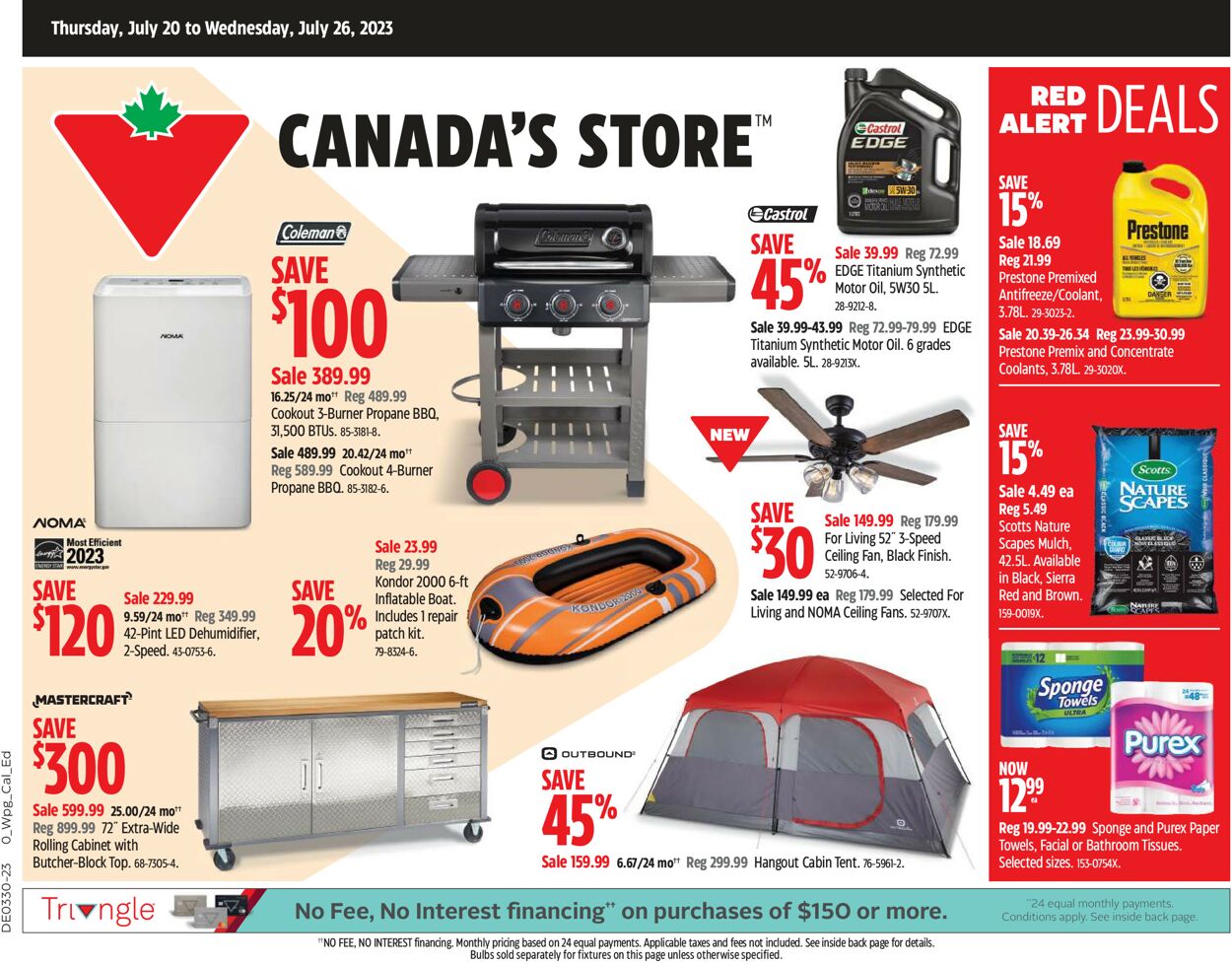 Canadian Tire Flyer - 07/20-07/26/2023