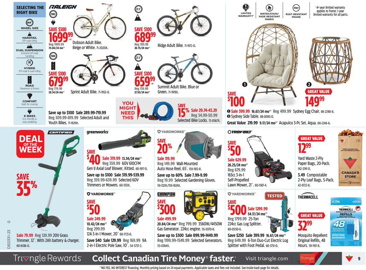 Canadian Tire Flyer - 07/27-08/02/2023 (Page 9)
