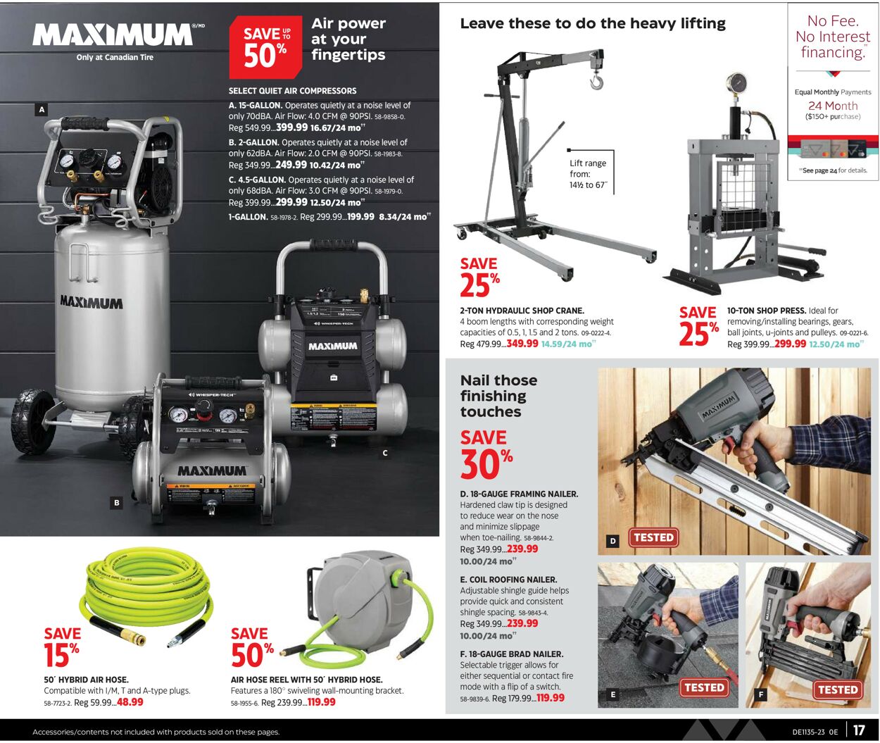 Canadian Tire Flyer - 08/24-09/13/2023 (Page 17)