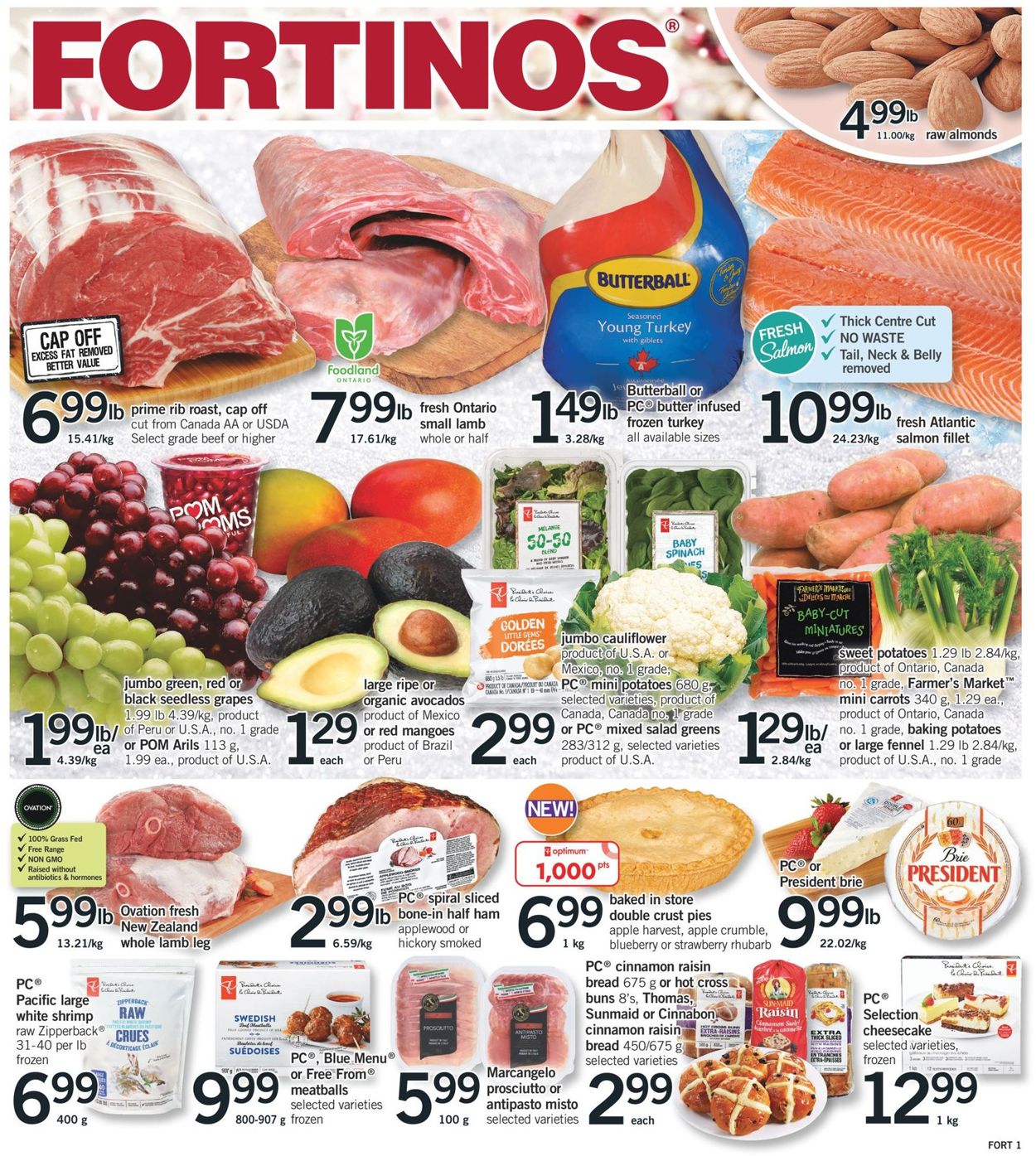 Fortinos- Holiday 2020 Flyer - 12/10-12/16/2020