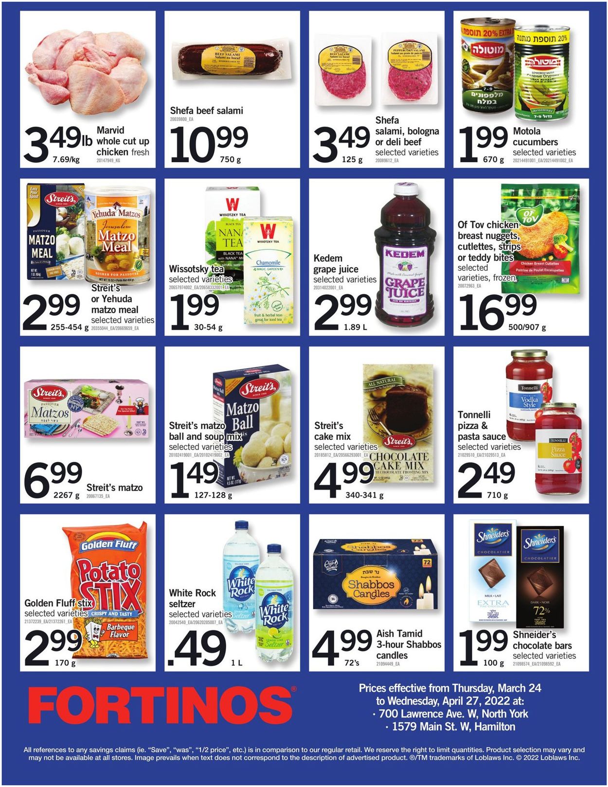 Fortinos EASTER 2022 Flyer - 04/07-04/13/2022 (Page 32)