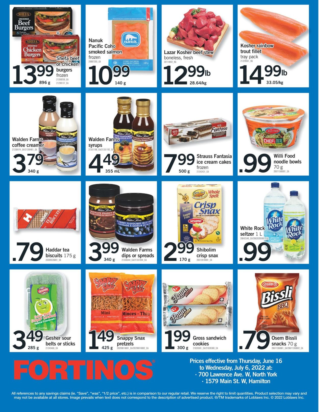 Fortinos Flyer - 06/30-07/06/2022 (Page 28)