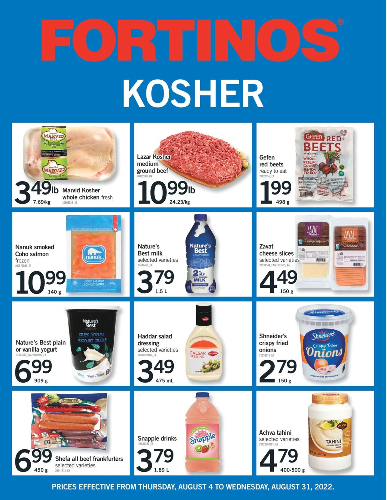 Fortinos Flyer - 08/04-08/10/2022 (Page 24)