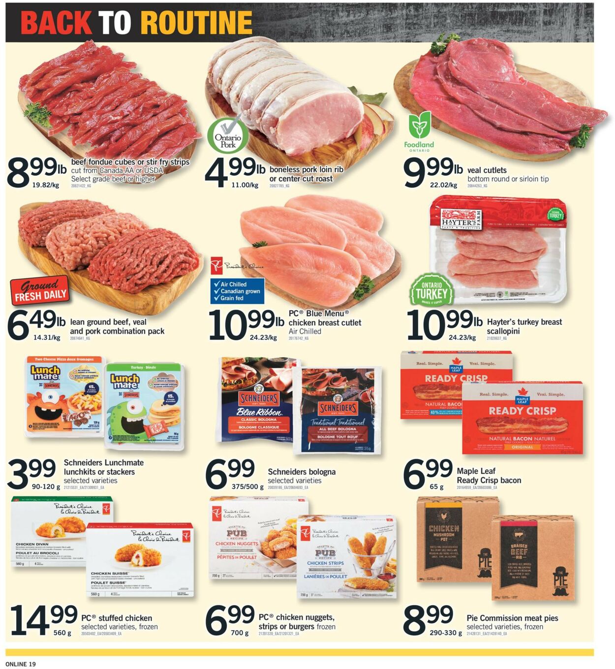 Fortinos Flyer - 09/01-09/07/2022 (Page 19)