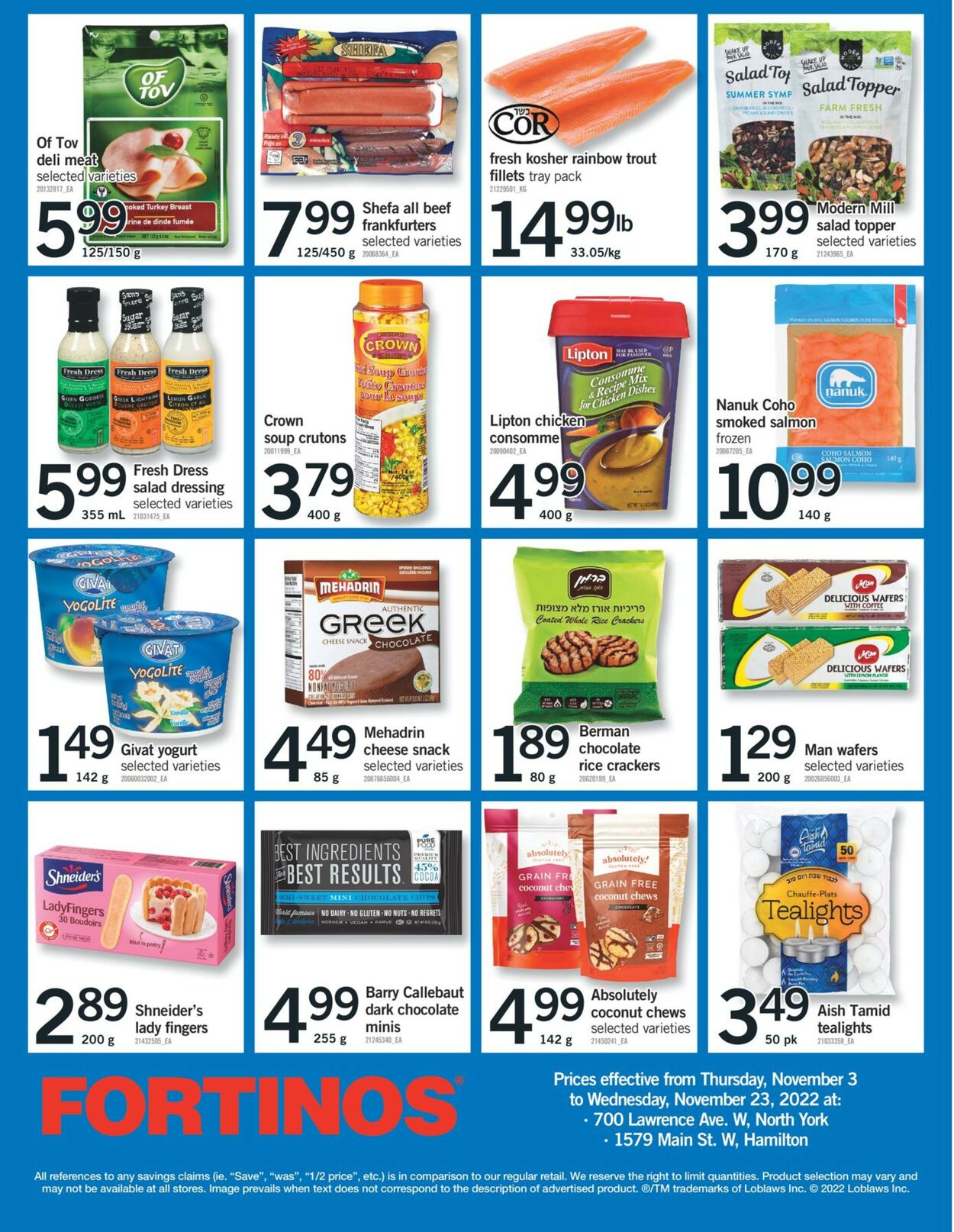 Fortinos Flyer - 11/03-11/09/2022 (Page 23)