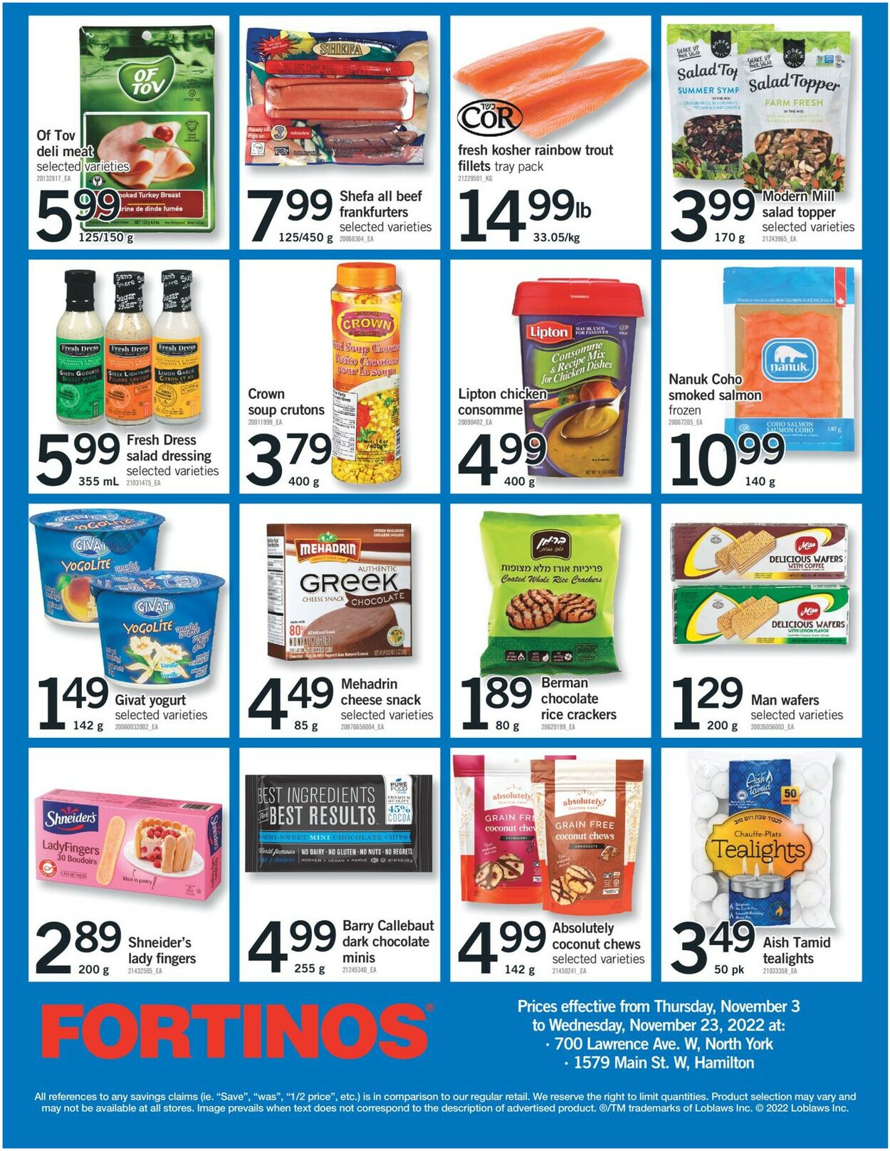 Fortinos Flyer - 11/17-11/23/2022 (Page 28)