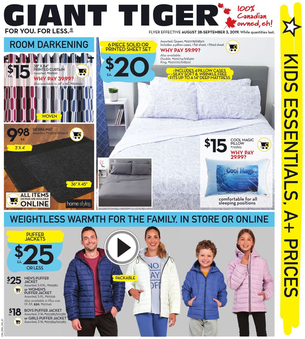 Giant Tiger Flyer - 08/28-09/03/2019 (Page 4)