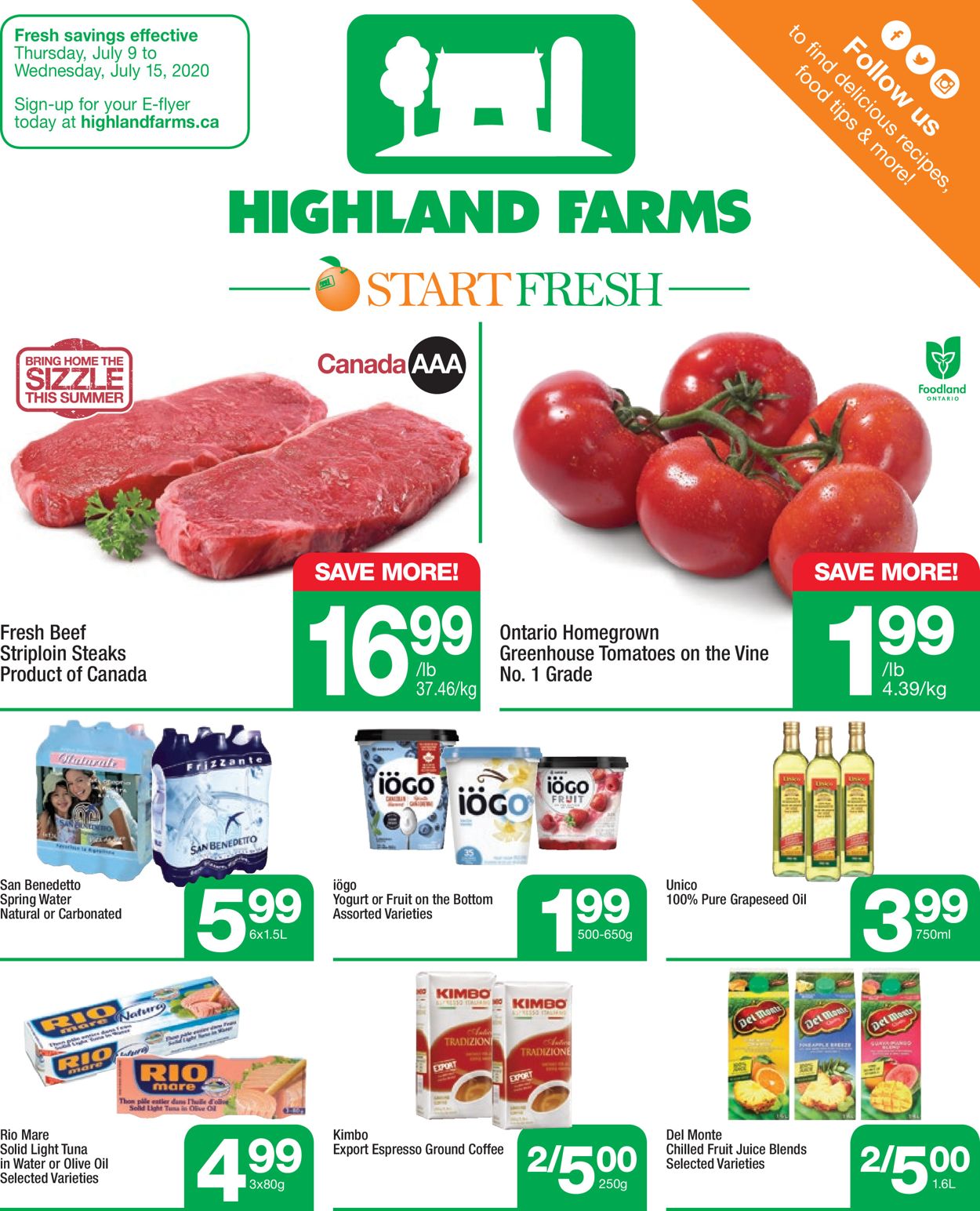 Highland Farms Flyer - 07/09-07/15/2020