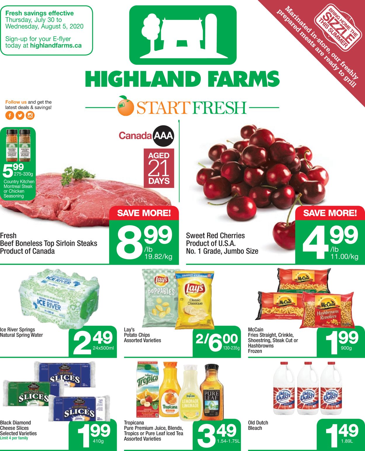 Highland Farms Flyer - 07/30-08/05/2020