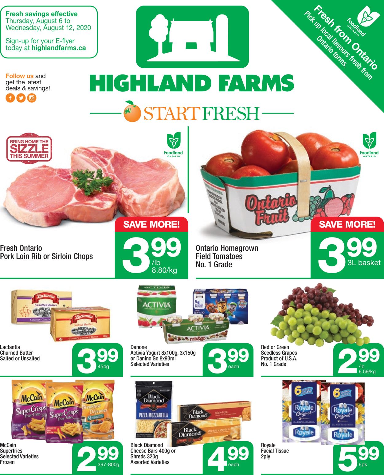 Highland Farms Flyer - 08/06-08/12/2020
