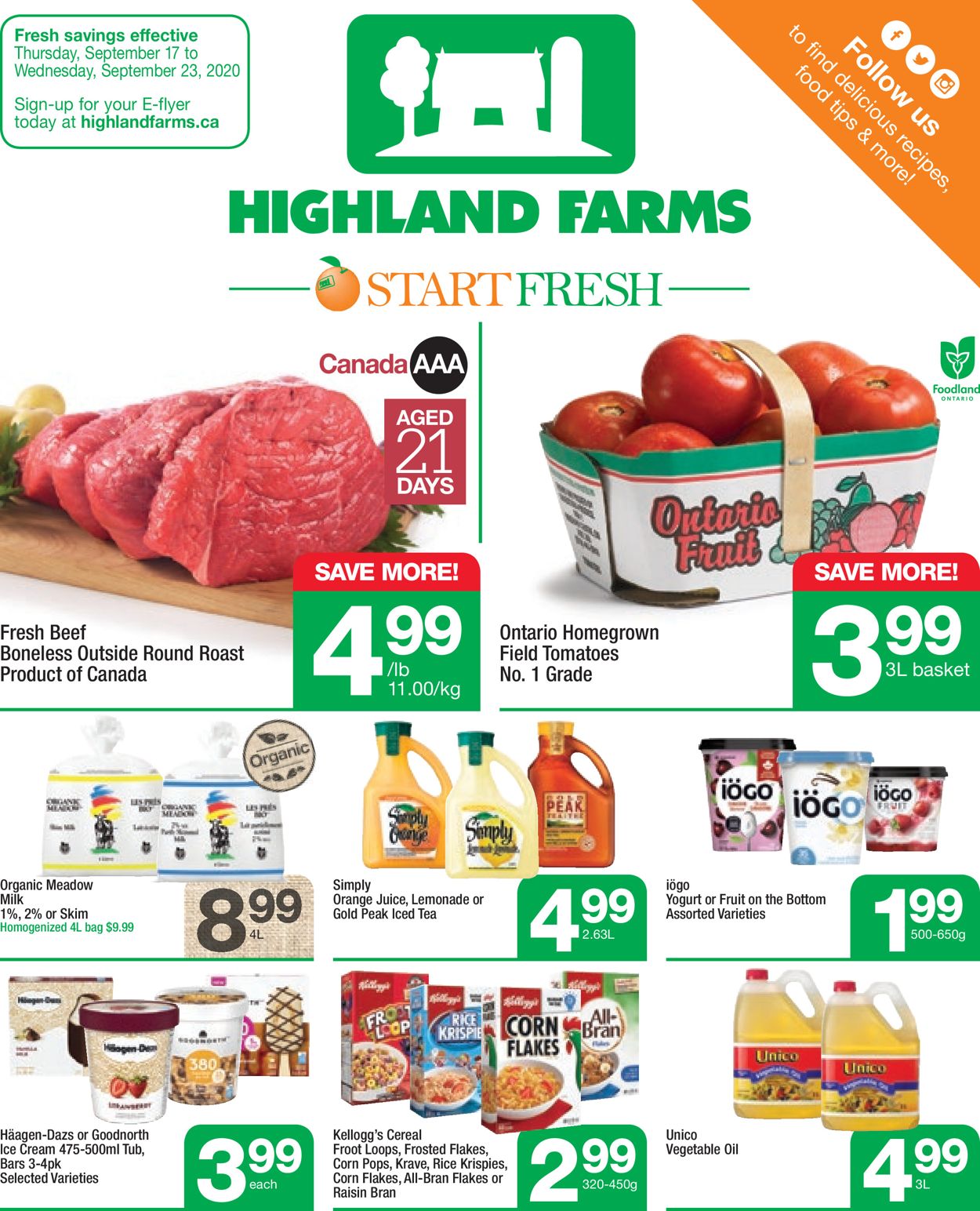 Highland Farms Flyer - 09/17-09/23/2020