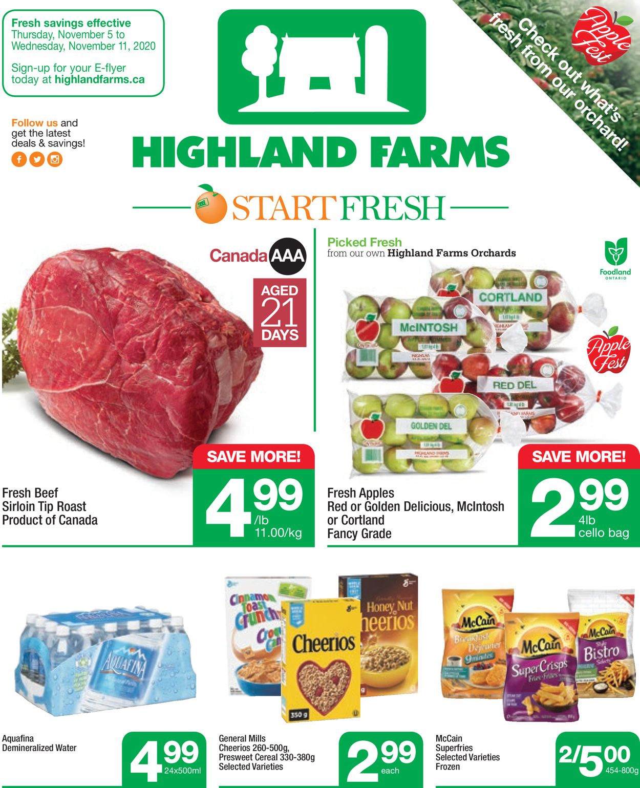 Highland Farms Flyer - 11/05-11/11/2020