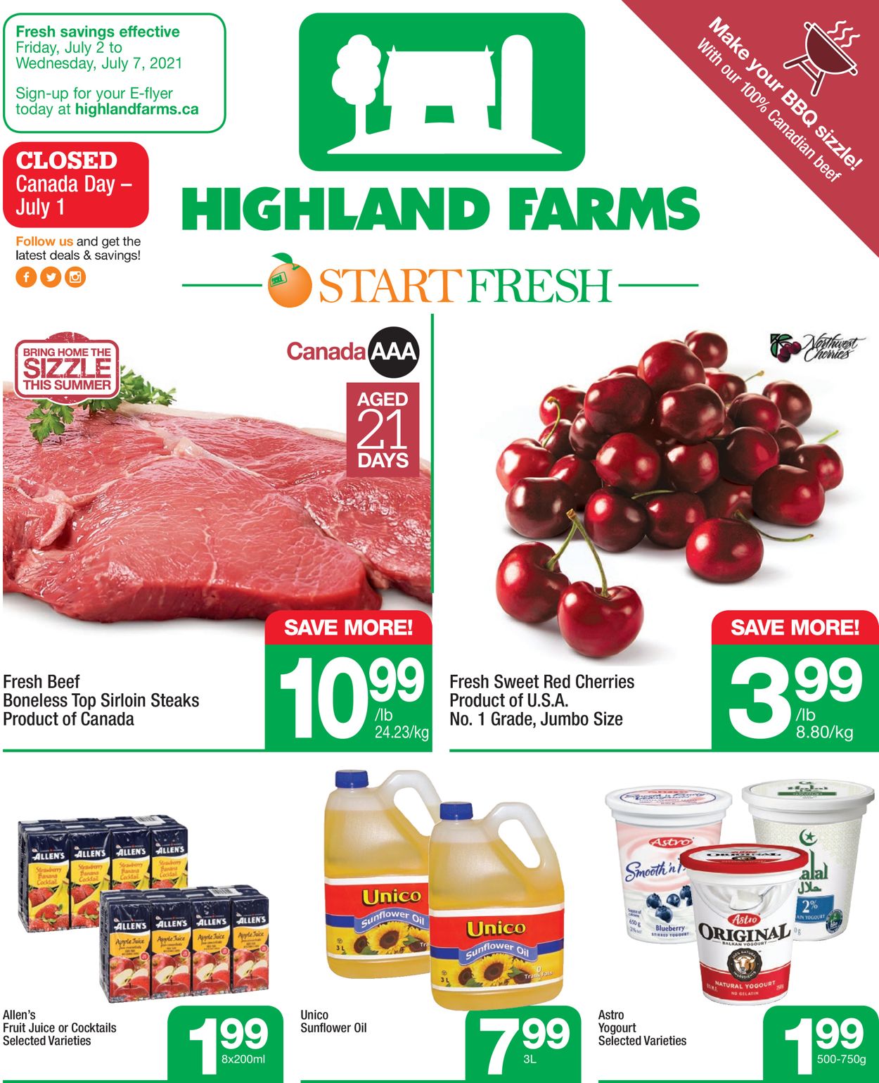 Highland Farms Flyer - 07/01-07/07/2021