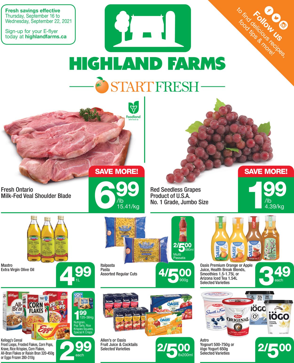 Highland Farms Flyer - 09/16-09/22/2021