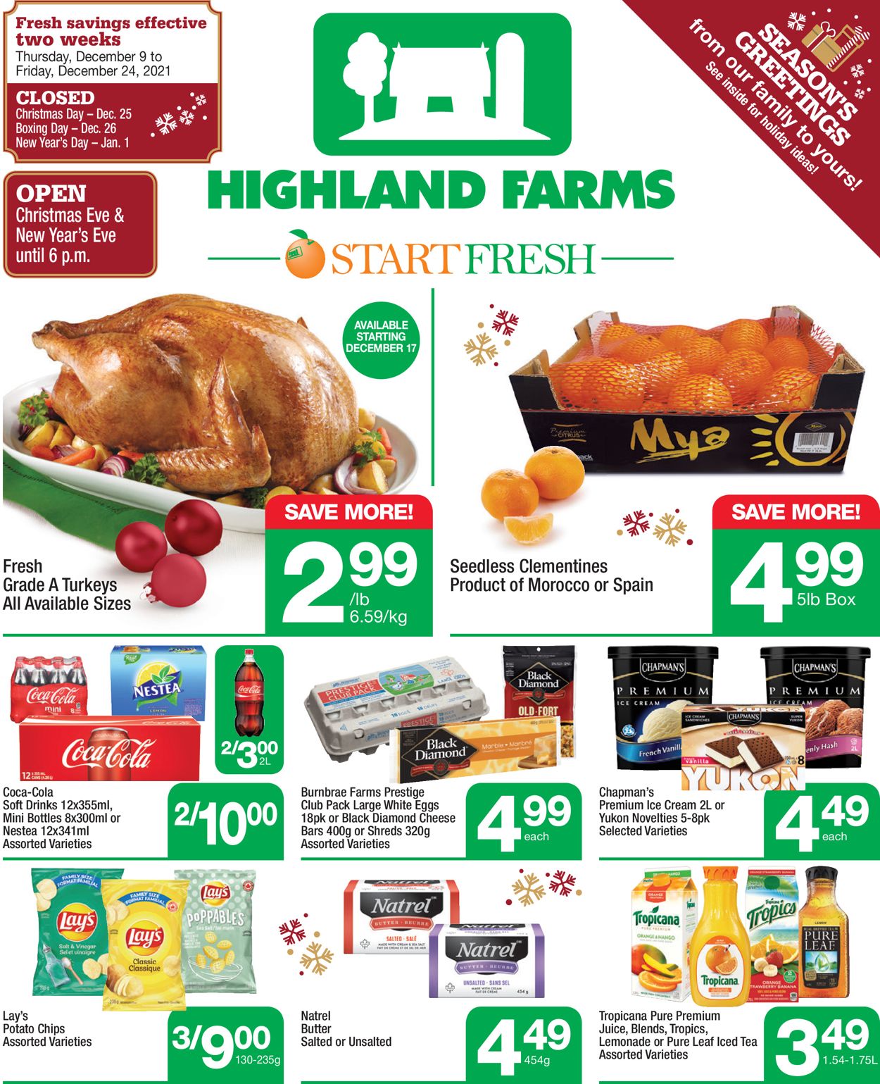 Highland Farms Flyer - 12/09-12/22/2021