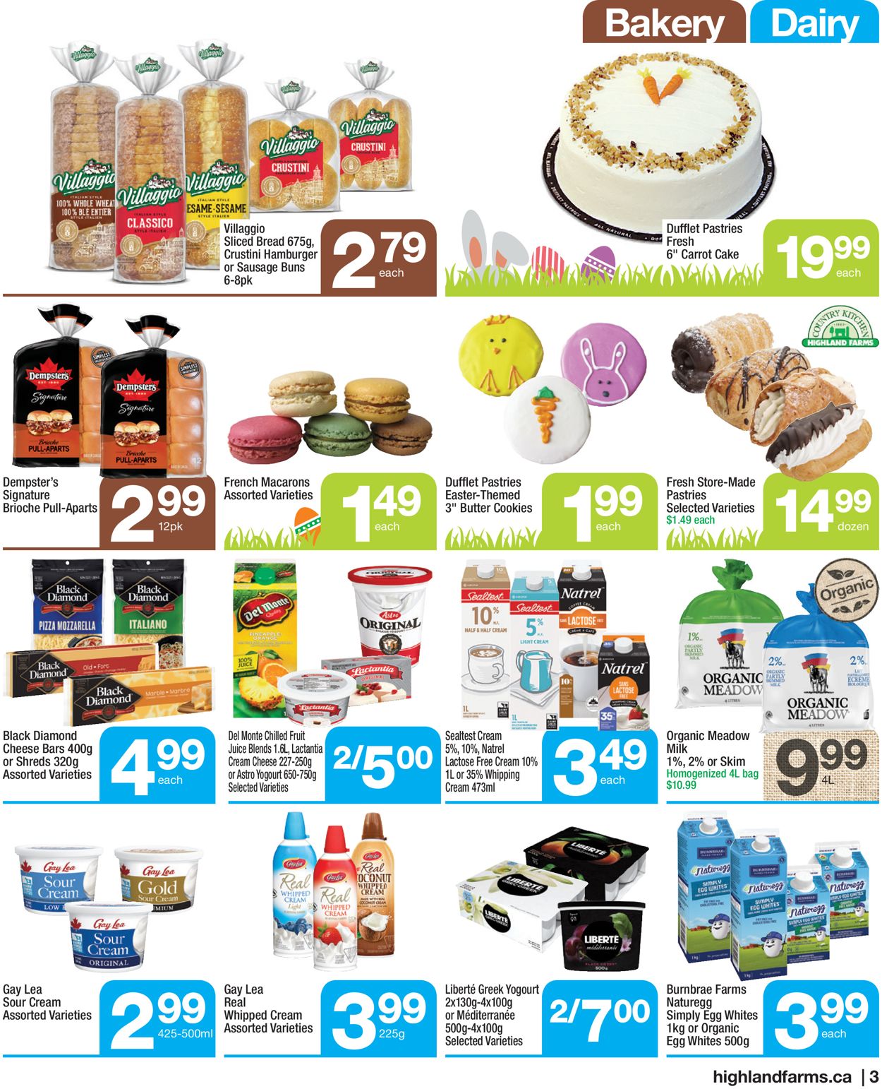 Highland Farms EASTER 2022 Flyer - 04/07-04/20/2022 (Page 3)
