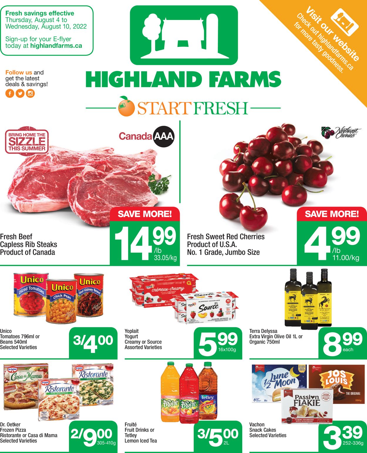 Highland Farms Flyer - 08/04-08/10/2022