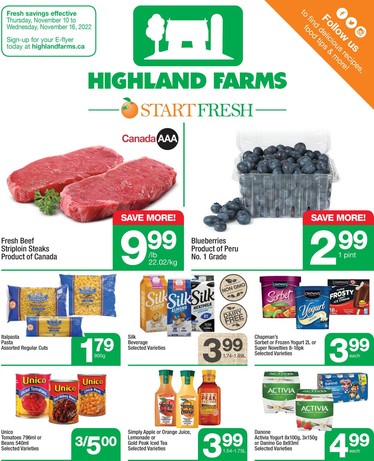 Highland Farms Flyer - 11/10-11/16/2022