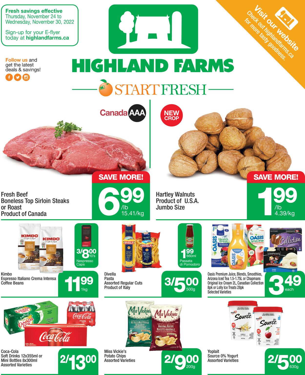 Highland Farms Flyer - 11/24-11/30/2022