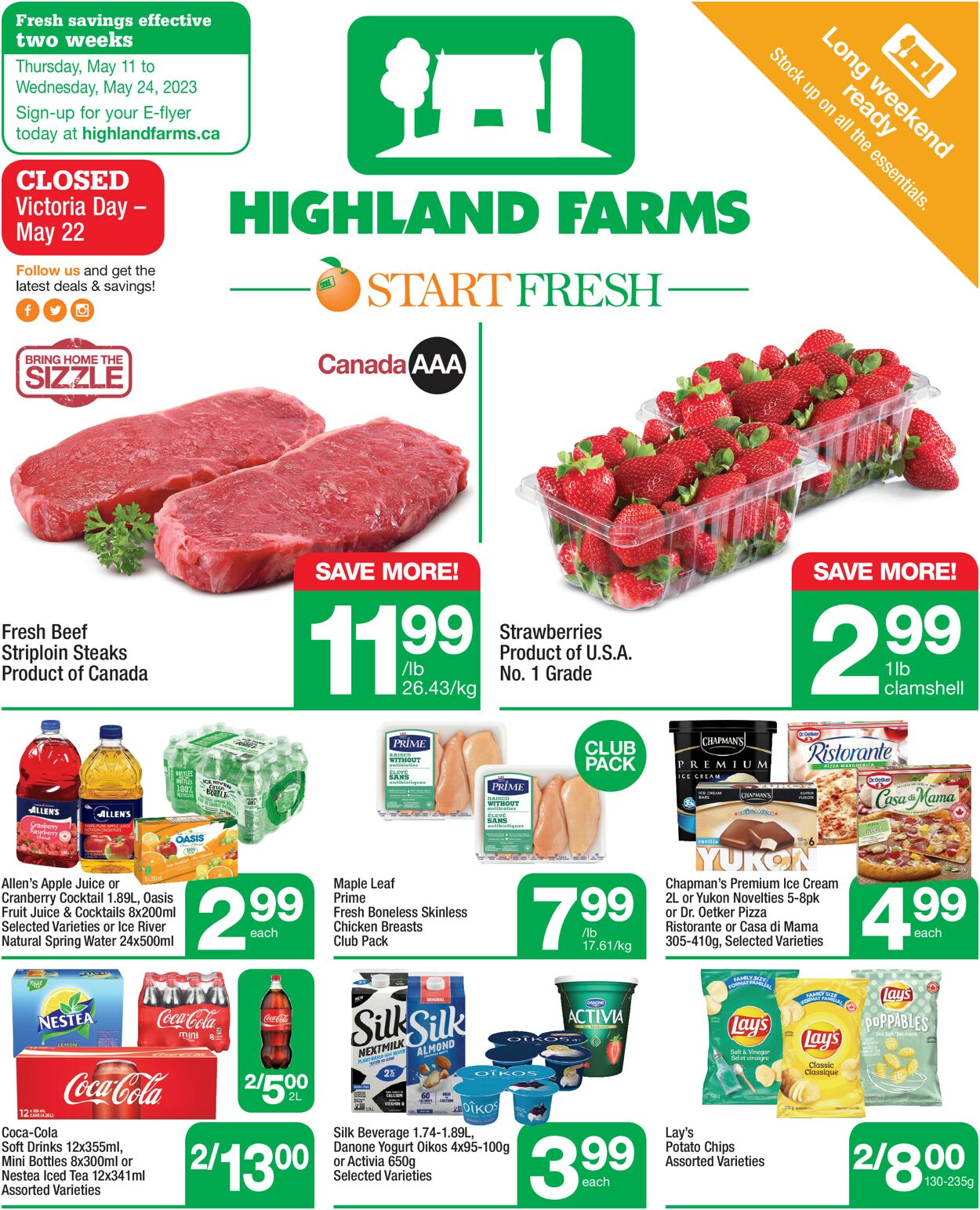 Highland Farms Flyer - 05/11-05/24/2023