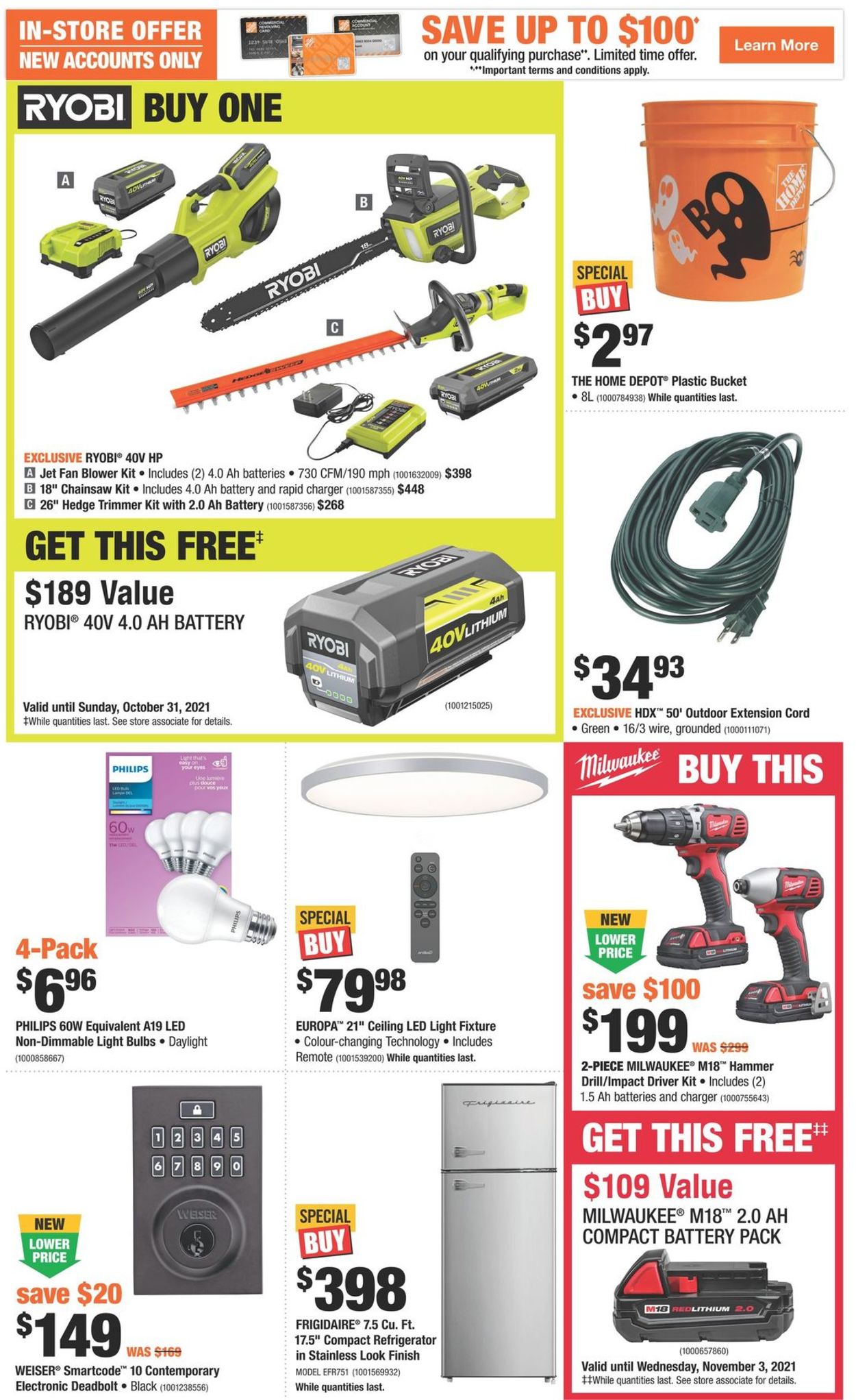 Home Depot HOLIDAYS 2021 Flyer - 10/21-10/27/2021 (Page 2)