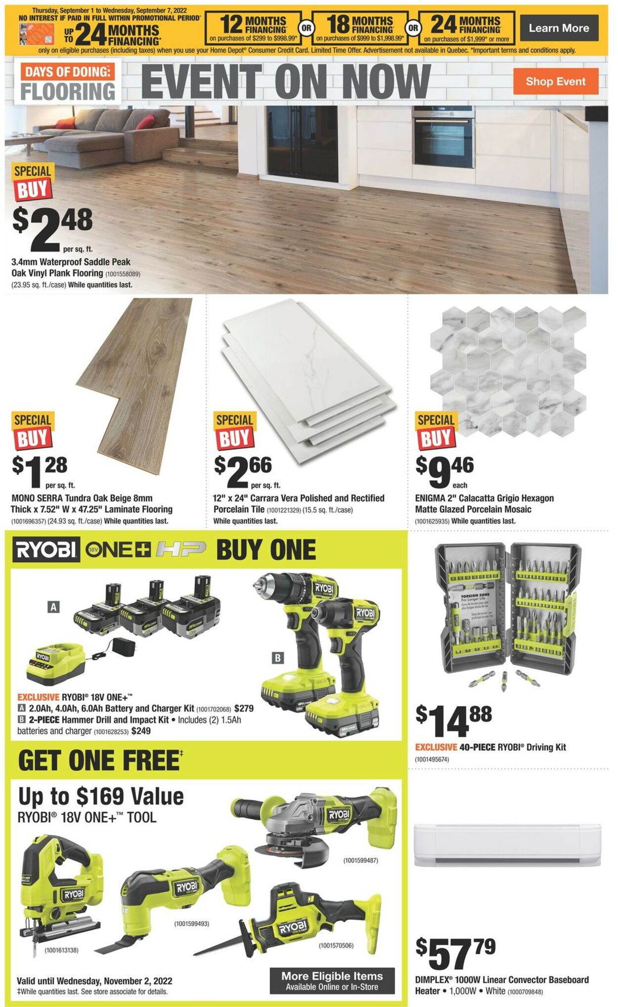 Home Depot Flyer - 09/01-09/07/2022 (Page 2)