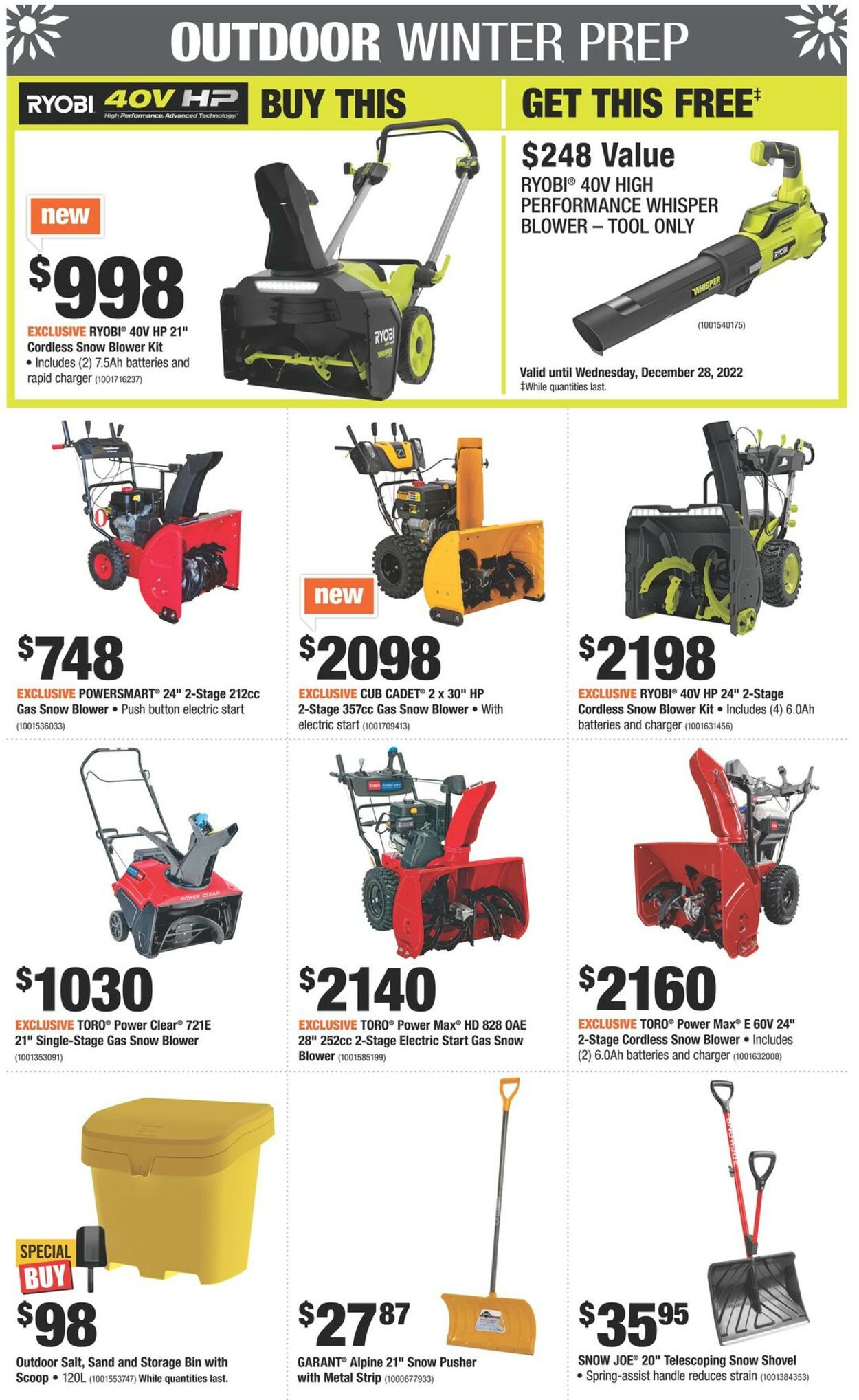 Home Depot Flyer - 11/03-11/09/2022 (Page 7)