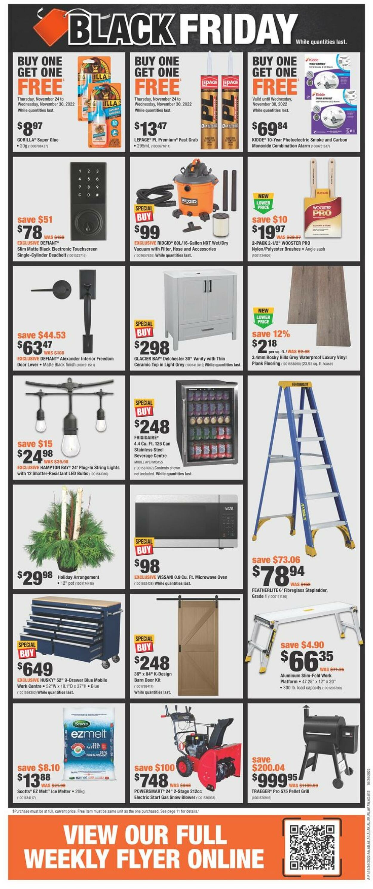 Home Depot Flyer - 11/24-11/30/2022 (Page 3)