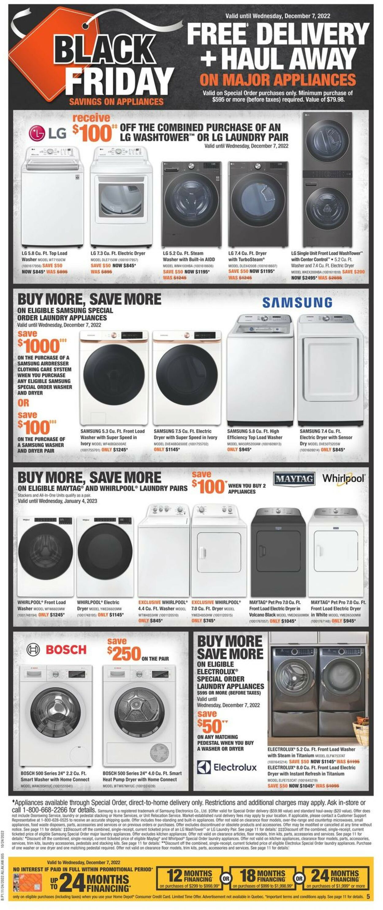 Home Depot Flyer - 11/24-11/30/2022 (Page 5)