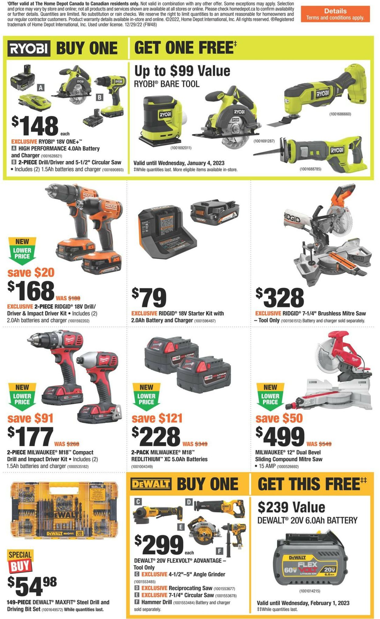 Home Depot Flyer - 12/29-01/04/2023 (Page 16)
