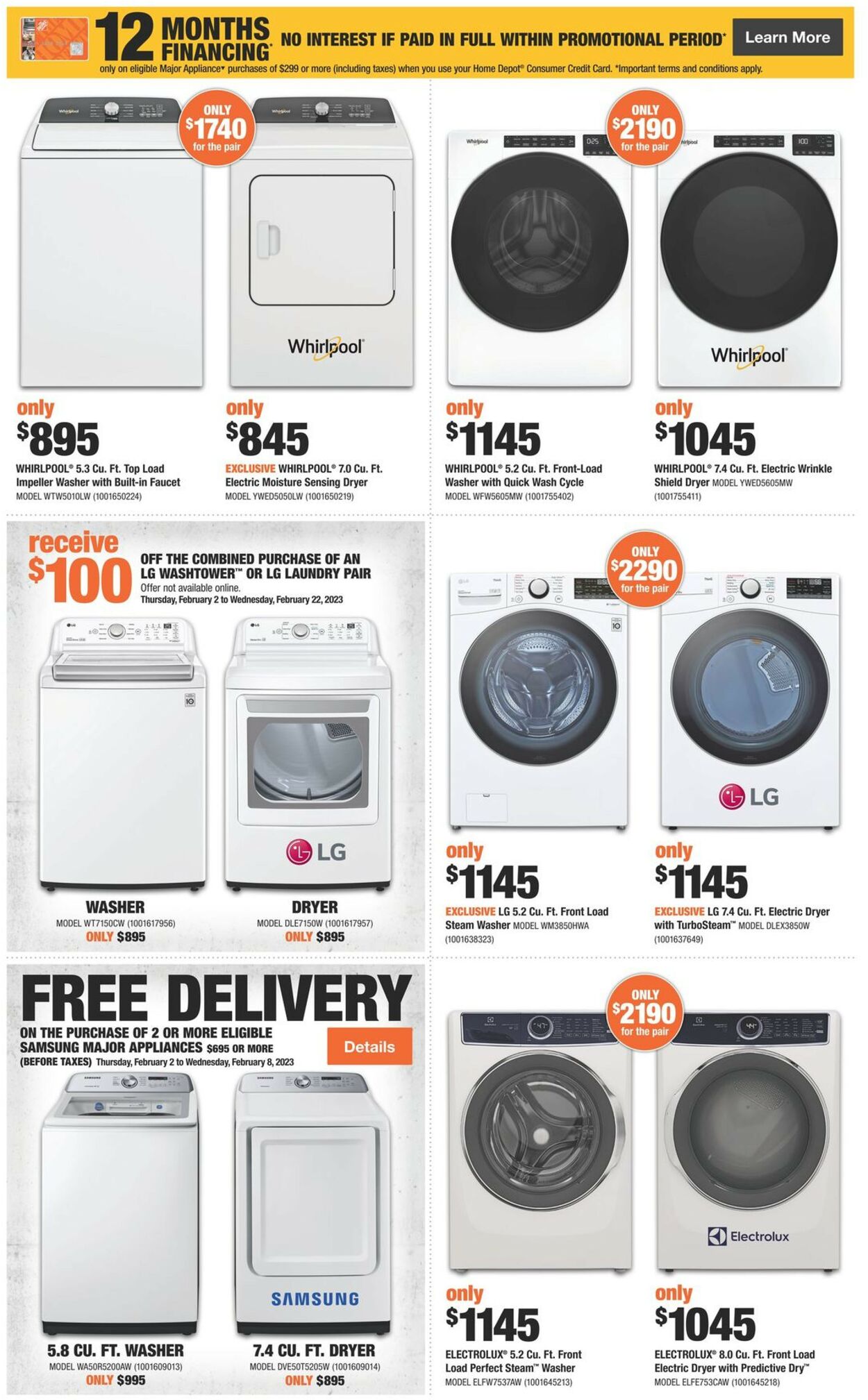 Home Depot Flyer - 02/02-02/08/2023 (Page 12)