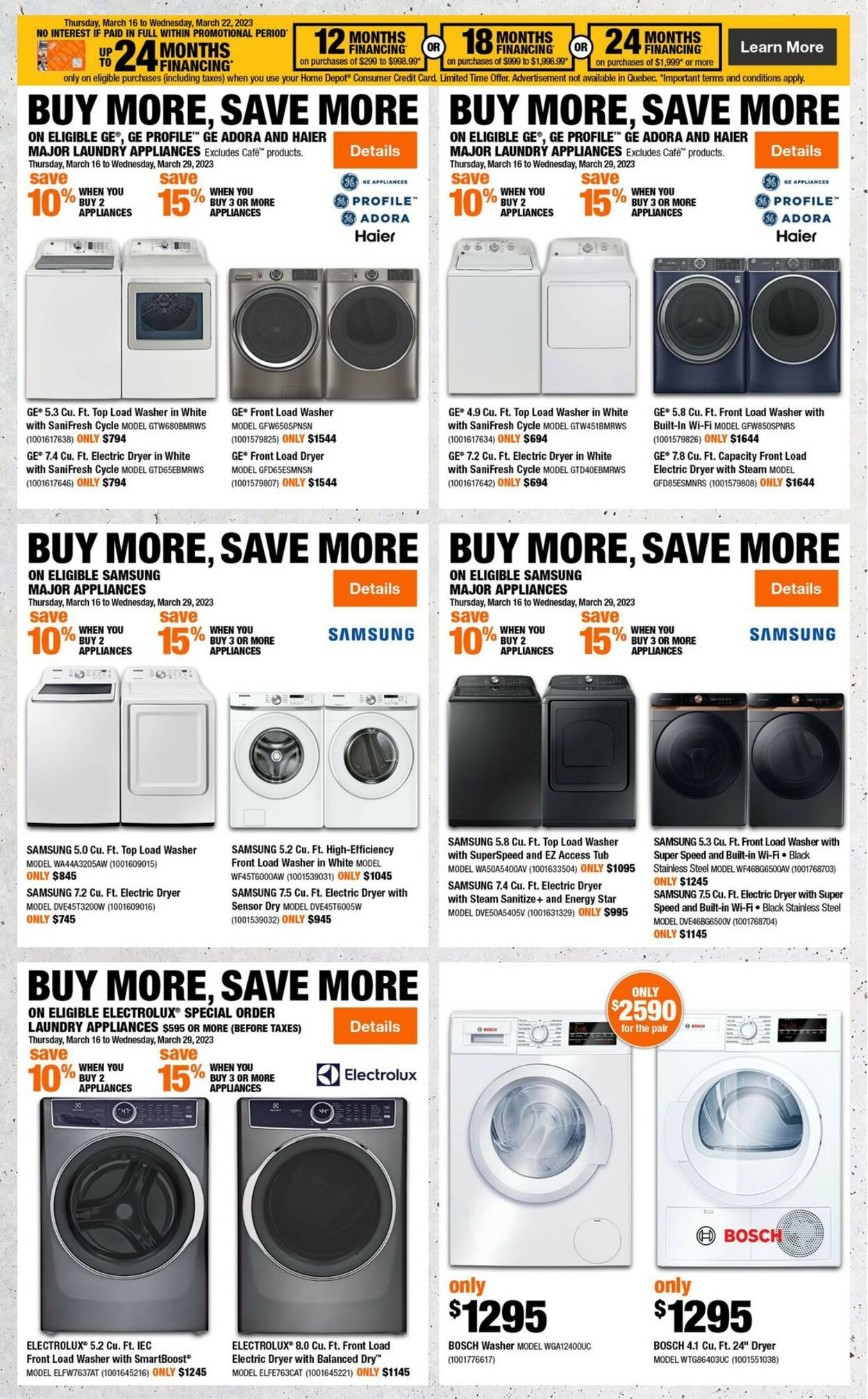 Home Depot Flyer - 03/16-03/22/2023 (Page 10)