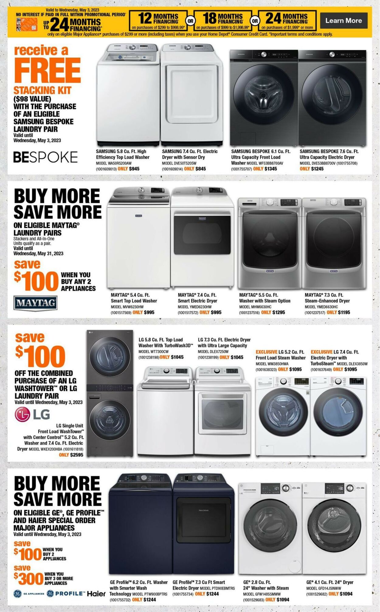 Home Depot Flyer - 04/27-05/03/2023 (Page 22)