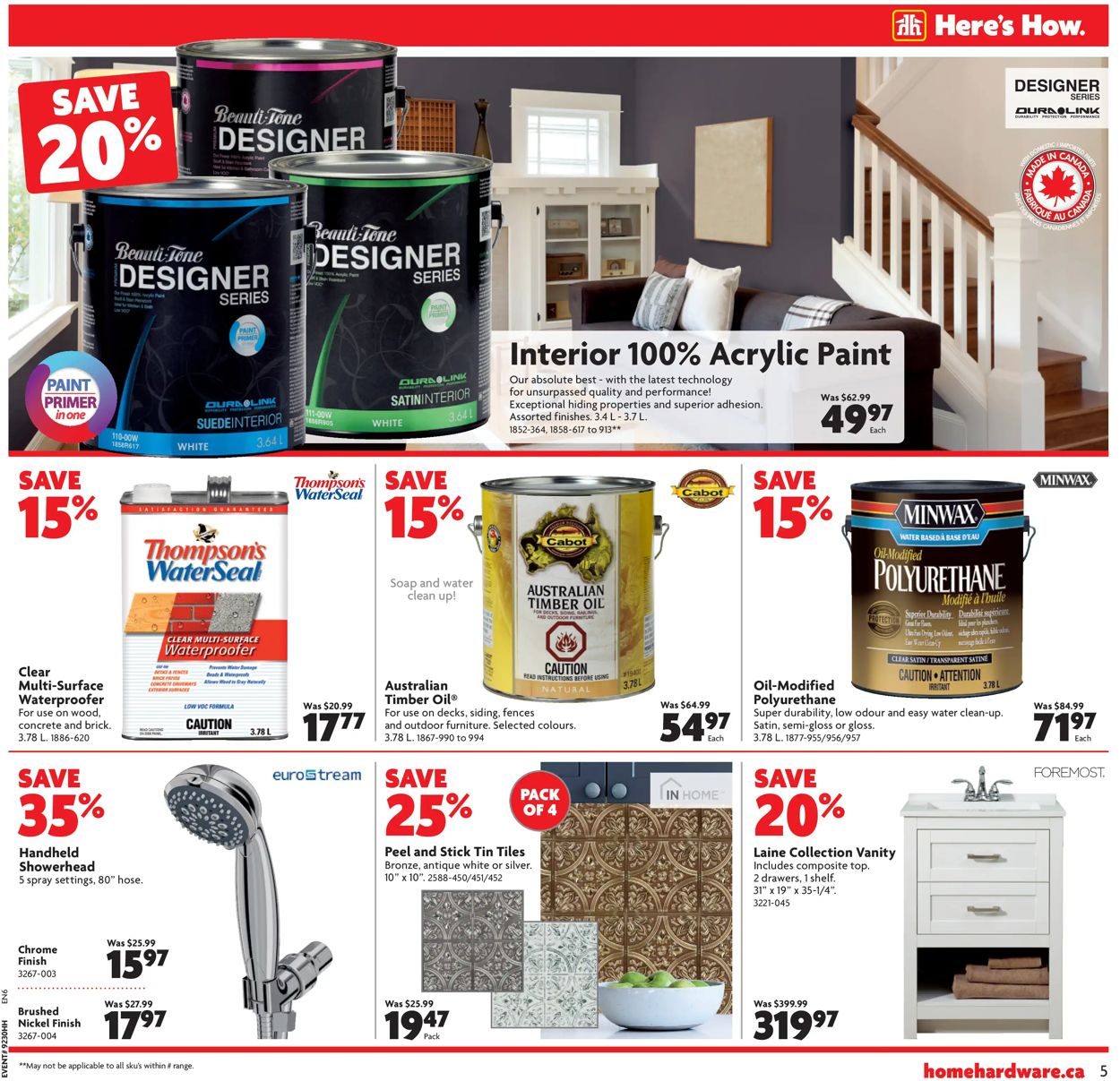 Home Hardware Flyer - 07/29-08/04/2021 (Page 6)