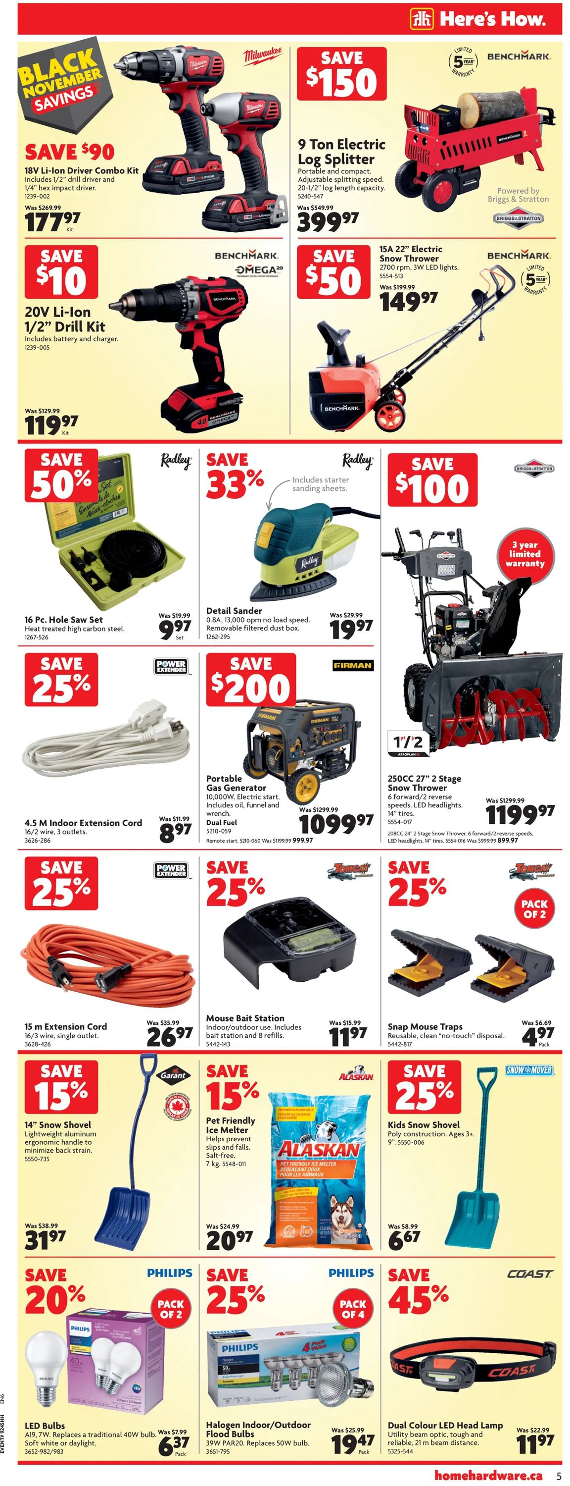 Home Hardware BLACK FRIDAY 2021 Flyer - 11/11-11/17/2021 (Page 6)