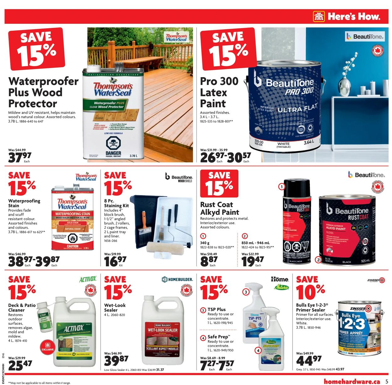 Home Hardware Flyer - 08/18-08/24/2022 (Page 6)
