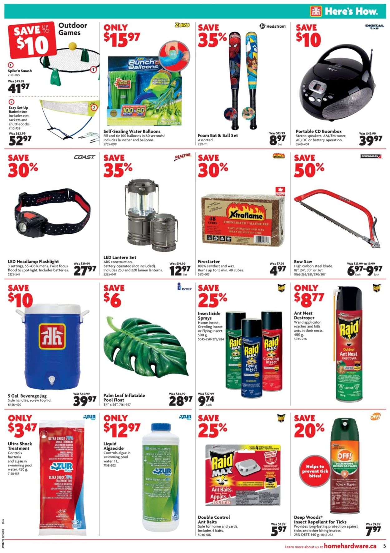 Home Hardware - Ontario Flyer - 05/16-05/22/2019 (Page 5)