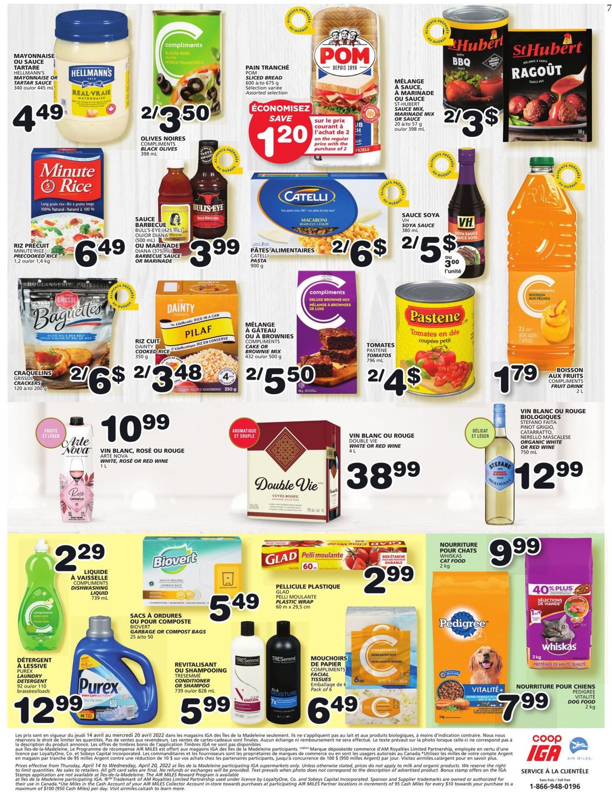IGA EASTER 2022 Flyer - 04/14-04/20/2022 (Page 7)
