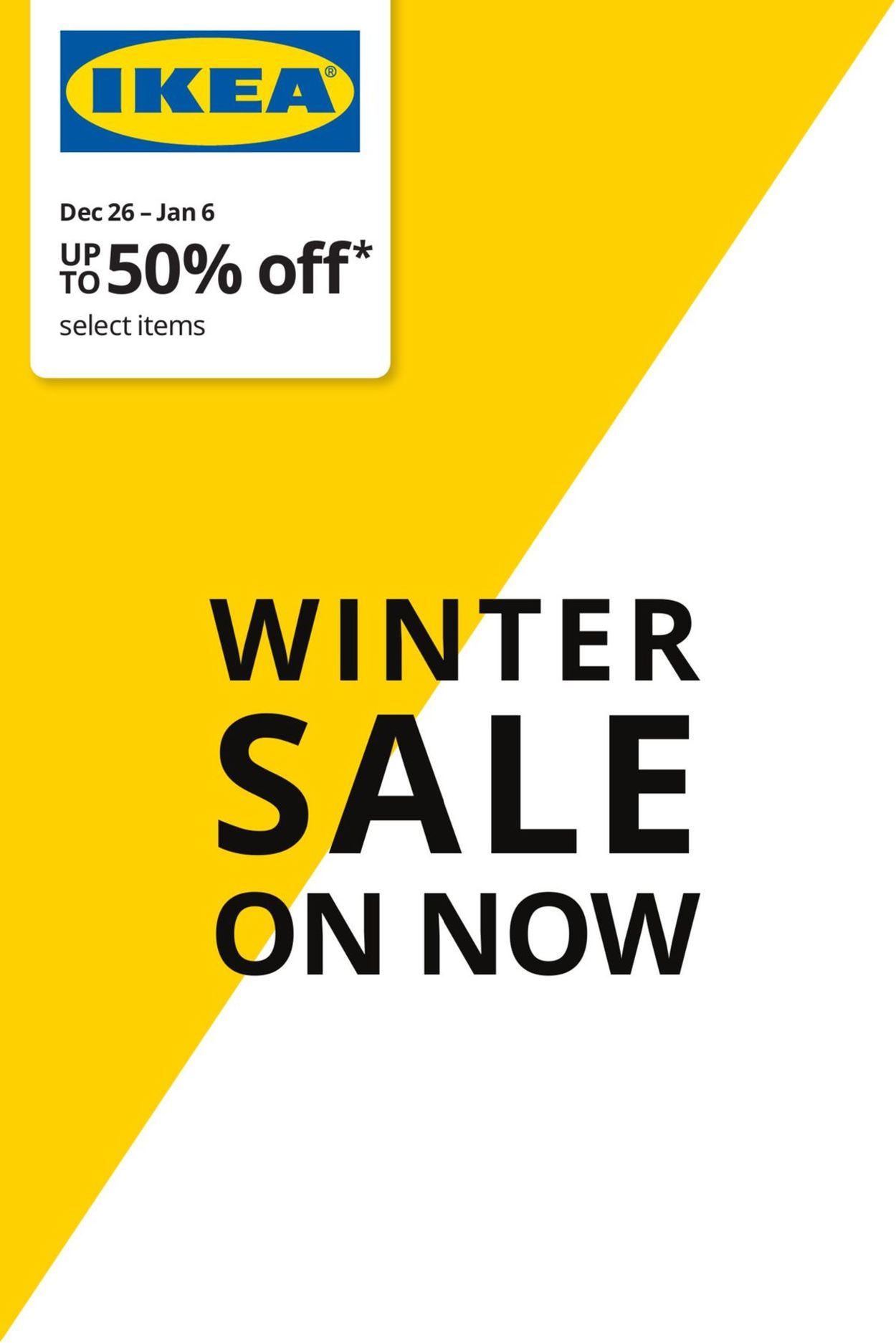 IKEA Winter Sale 2020/2021 Flyer - 12/26-01/06/2021