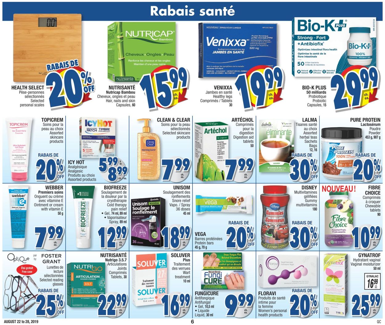Jean Coutu Flyer - 08/22-08/28/2019 (Page 6)