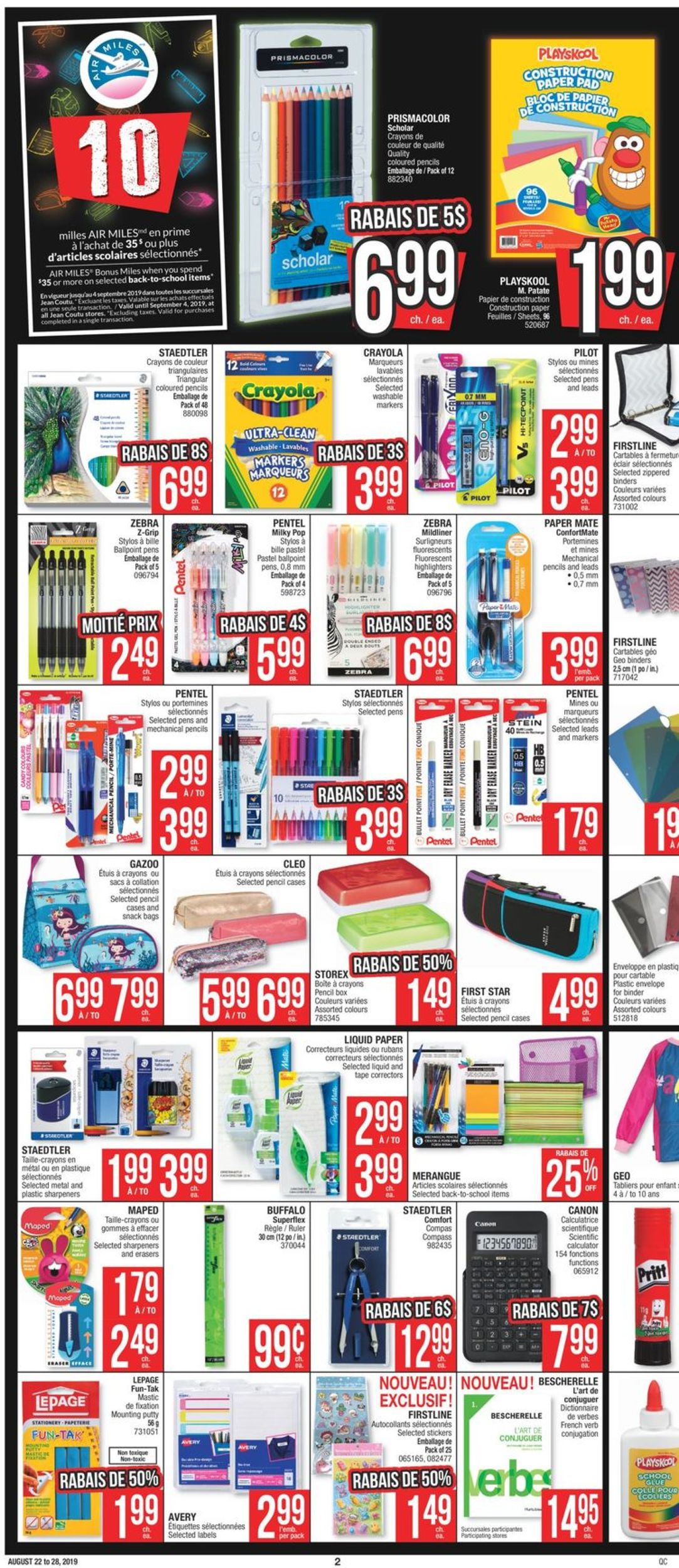 Jean Coutu Flyer - 08/22-08/28/2019 (Page 2)